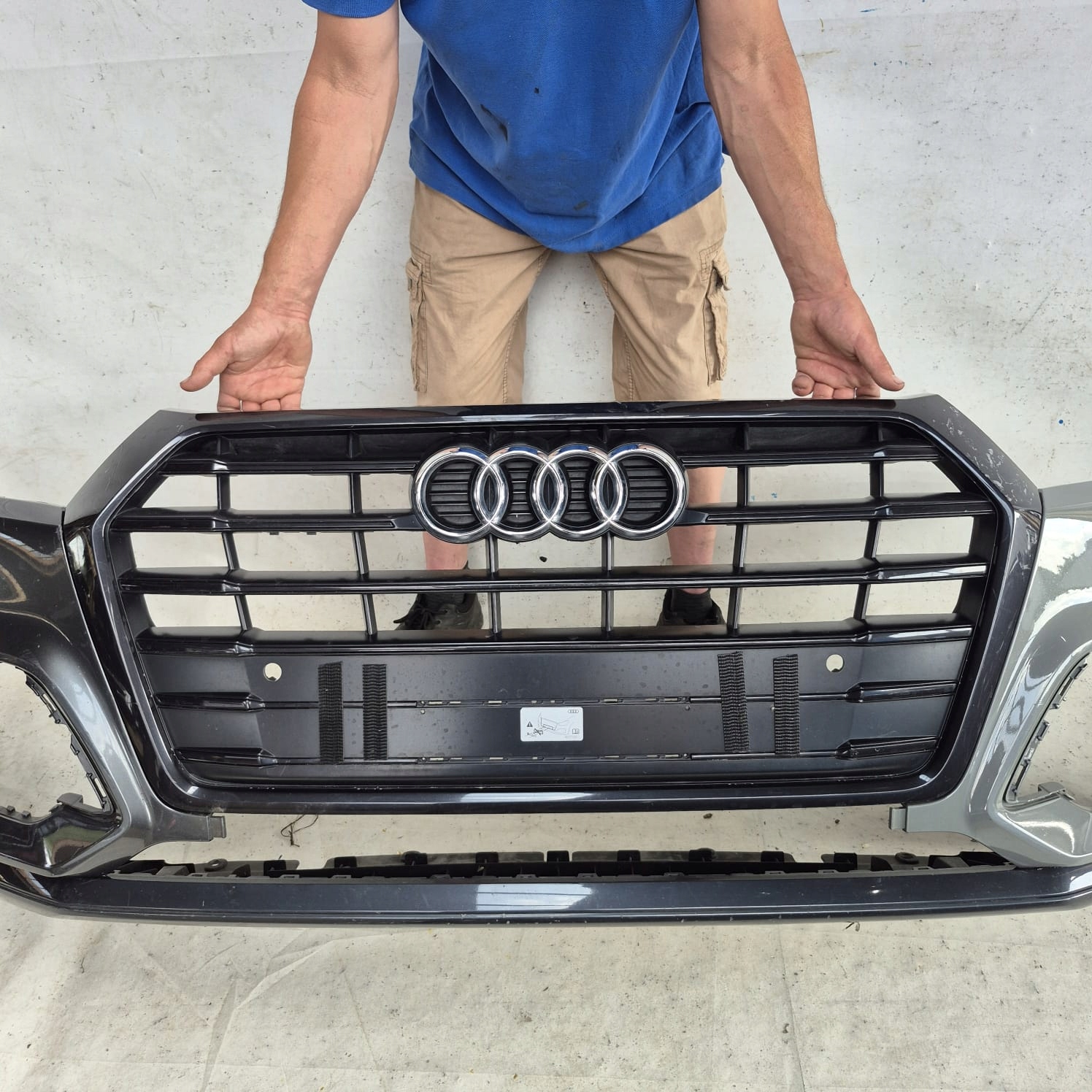 AUDI Q5 II 2 S-LINE 16-20 bumper front front washer PDC