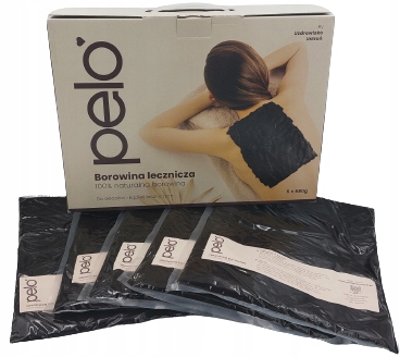 

Borowina Lecznicza plastry op. 5 x 680 g Ustroń