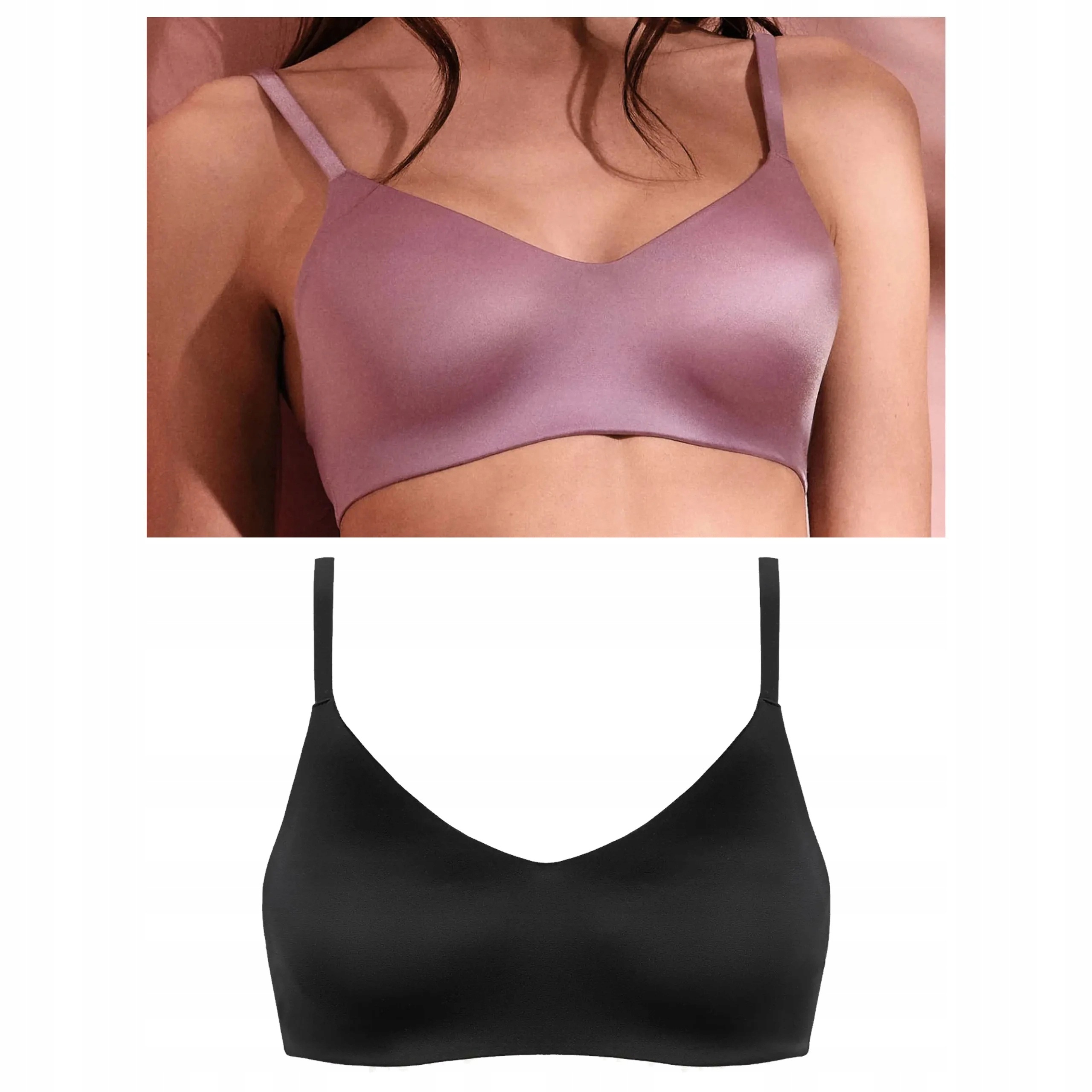 2 ks Podprsenka Lormar Active Ultrashine růžová černá S