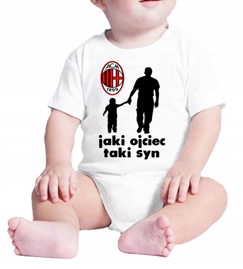 2039 BODY DZIECIĘCE AC MILAN TAKI SYN PREZENT 68