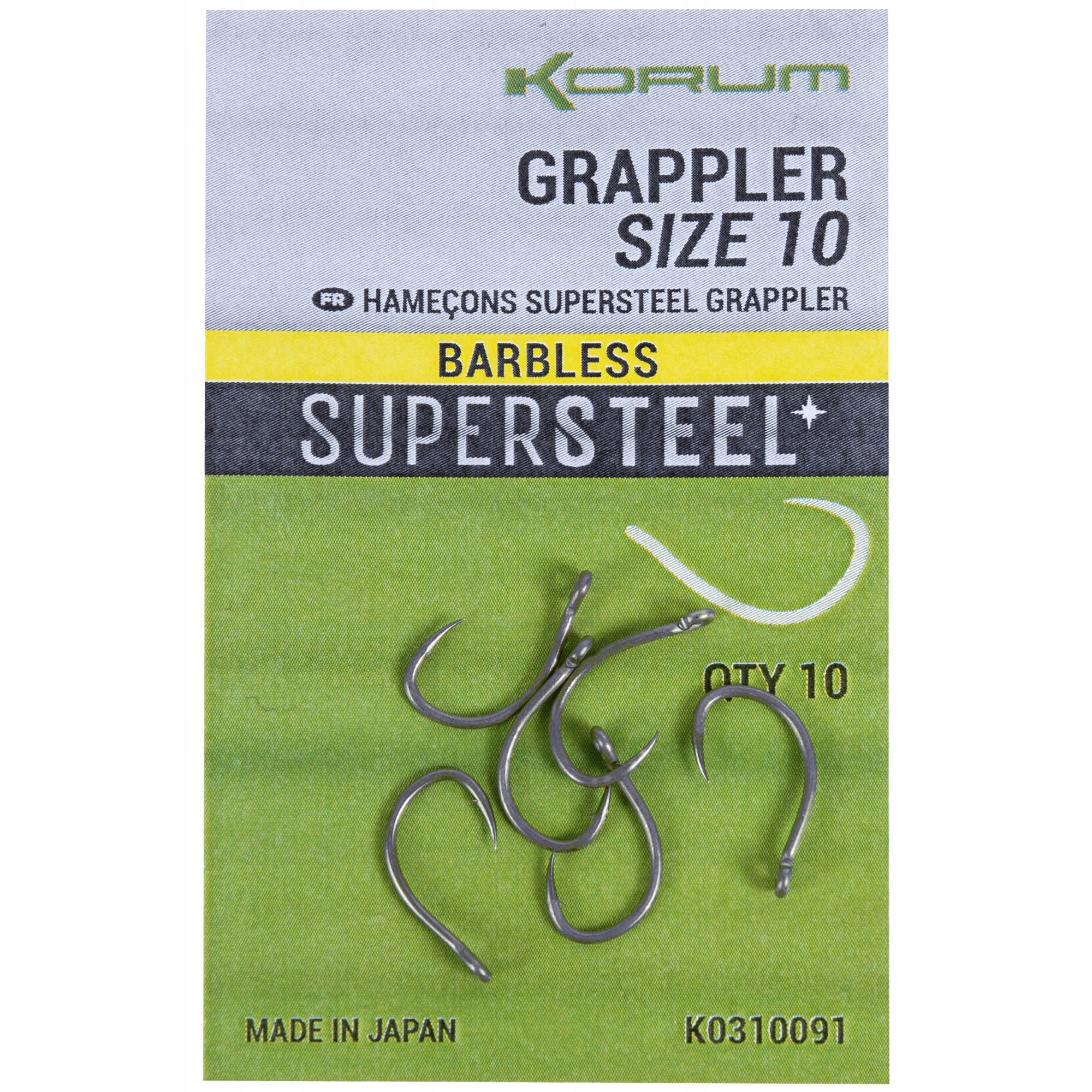 Haczyki Korum Grappler Barbless 14