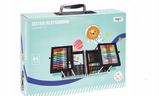 

Zestaw artystyczny do rysowania Kayet Walizka 84el
