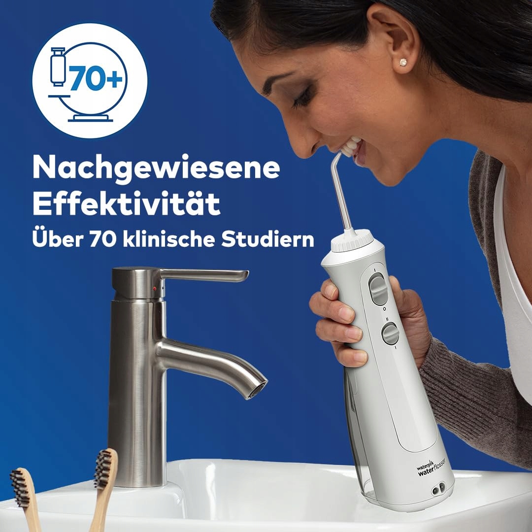 WATERPIK Bezprzewodowy Irygator Do Zębów Elektryczny Usuwa Płytkę Nazębną — miniatura 3