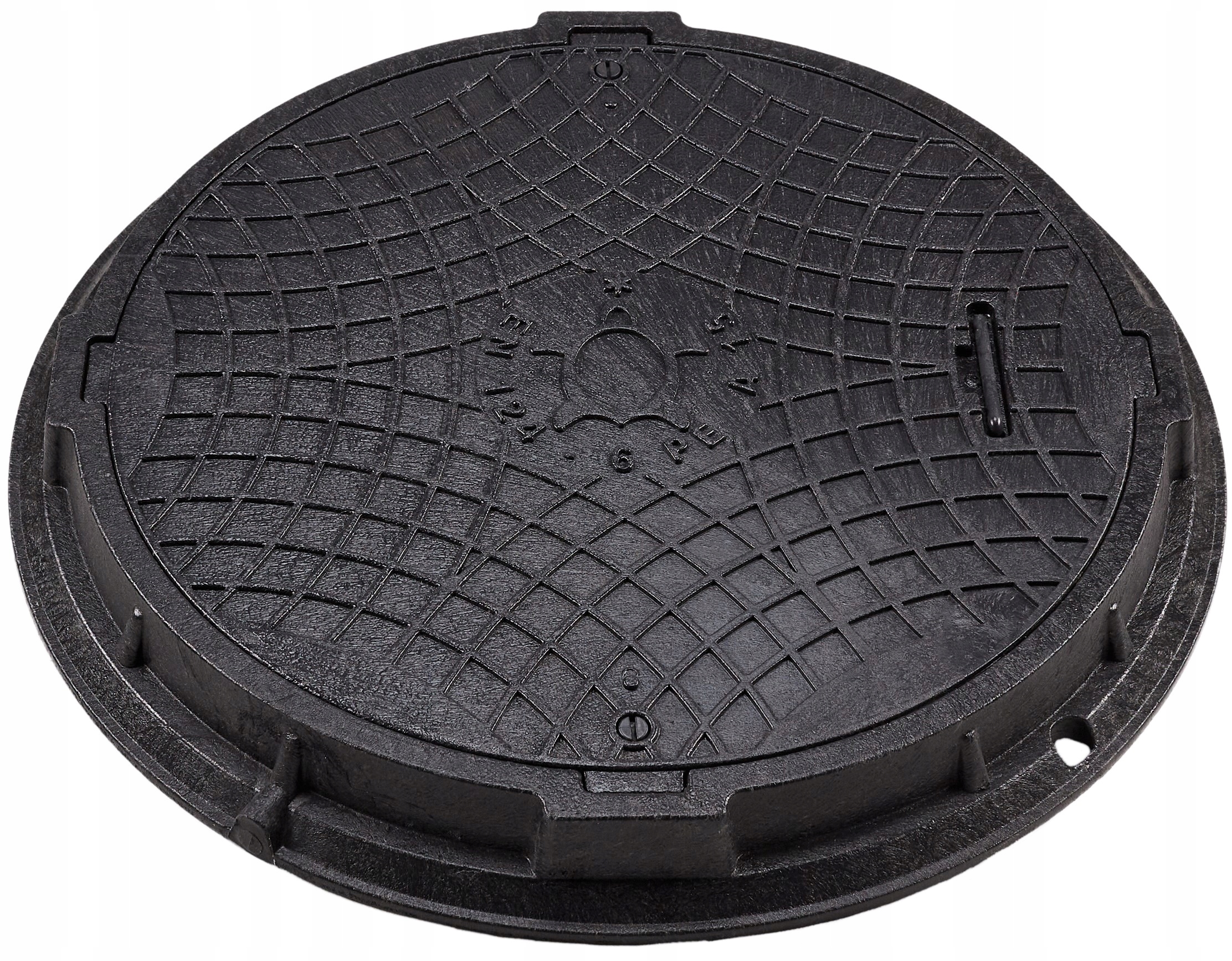 Pokrievka Poklopka Do Studne Dekiel Ø600/750 A15 Eko Čierna Uzamykateľná