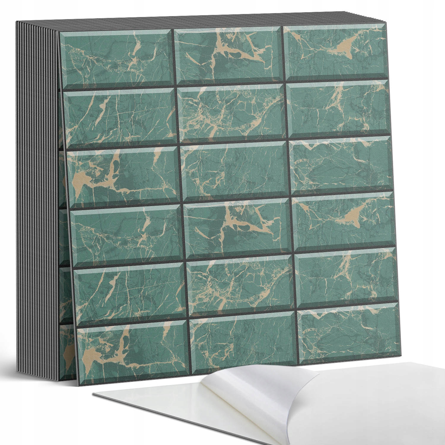 Balíček dlaždic Vinyl Stylizované dlaždice s mramorovým vzorem 20 x 20 x 20 cm