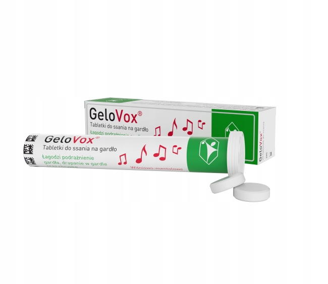 

Gelovox wiśnia-mentol 20 tabletek do ssania