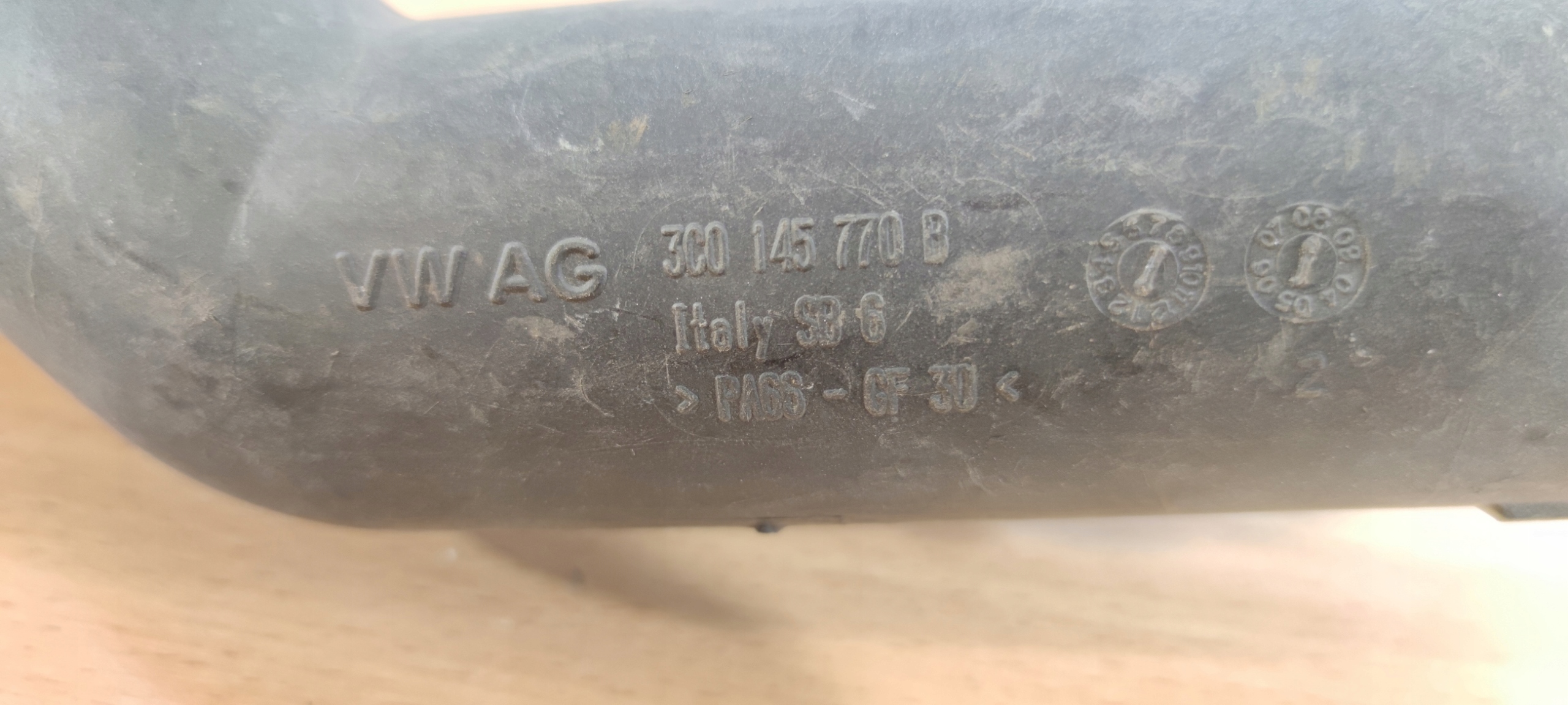 pipe wiring air VW PASSAT SEAT SKODA AUDI