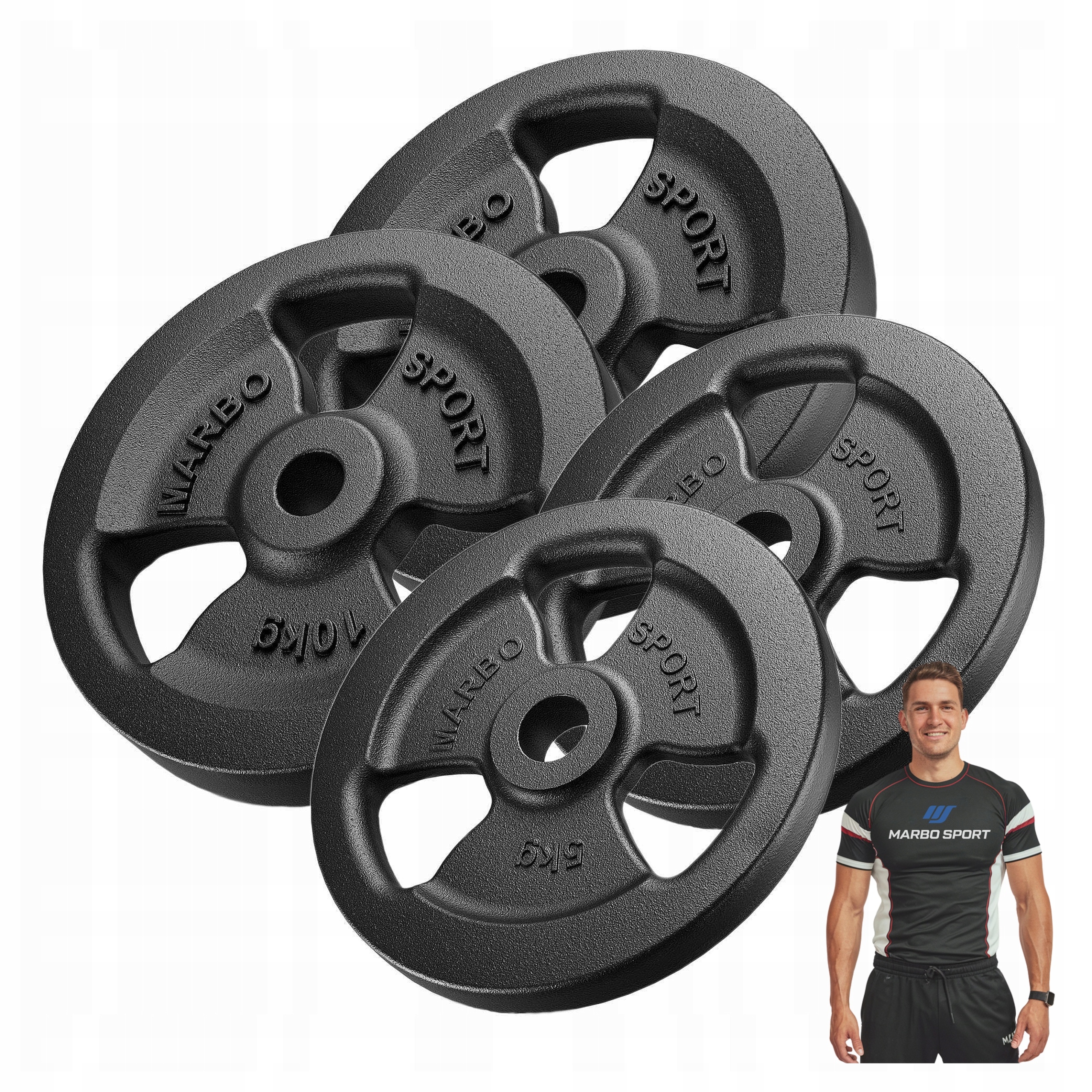 Marbo Sada litinových závaží volant 30 kg