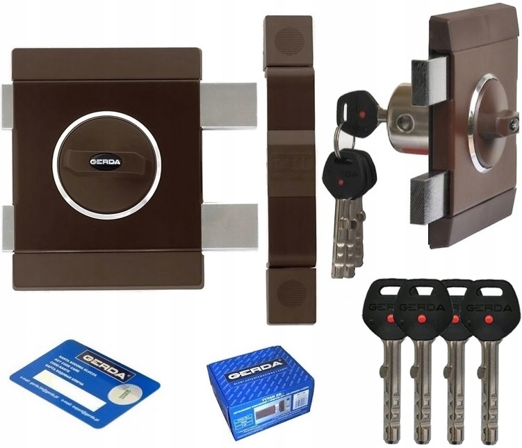 Zamek wierzchni Gerda Tytan Zx najwyższy atest klasa 7 C antywłamaniowy