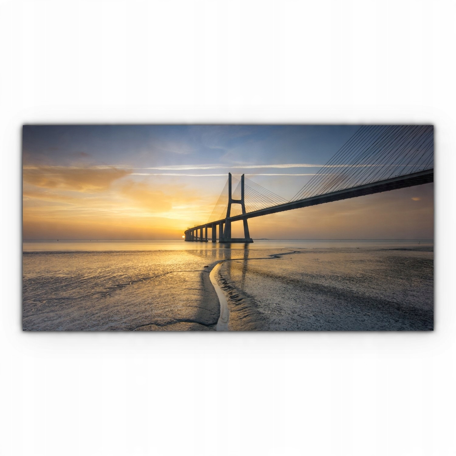

Obraz płótno canvas 120x60 Lizbona Wschód Słońca