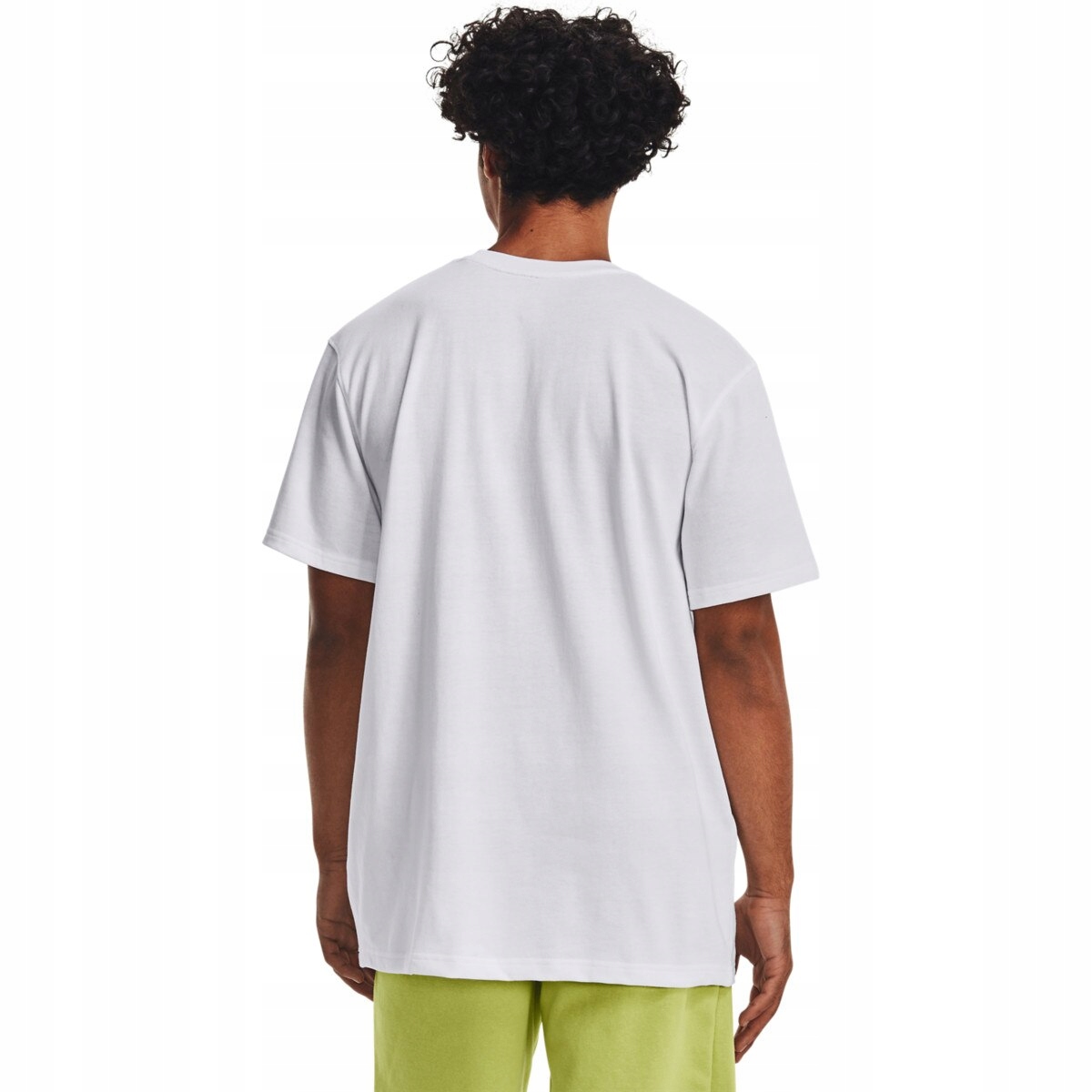 Under Armour Tričko Ua Logo Emb Heavyweight Ss-wht bílá