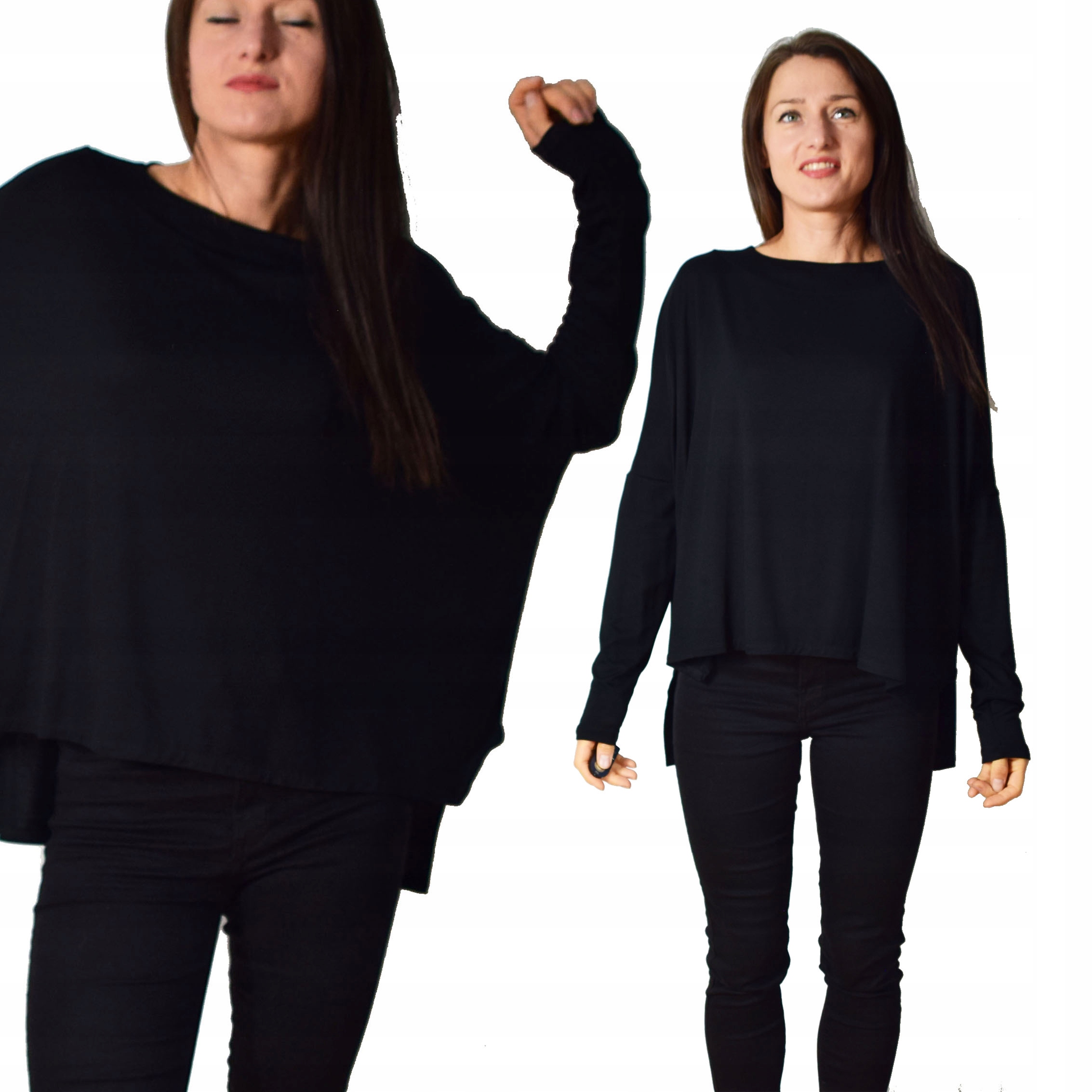 bluzka nietoperz wiskoza oversize Polska collibri Amanda 1491 L/XL