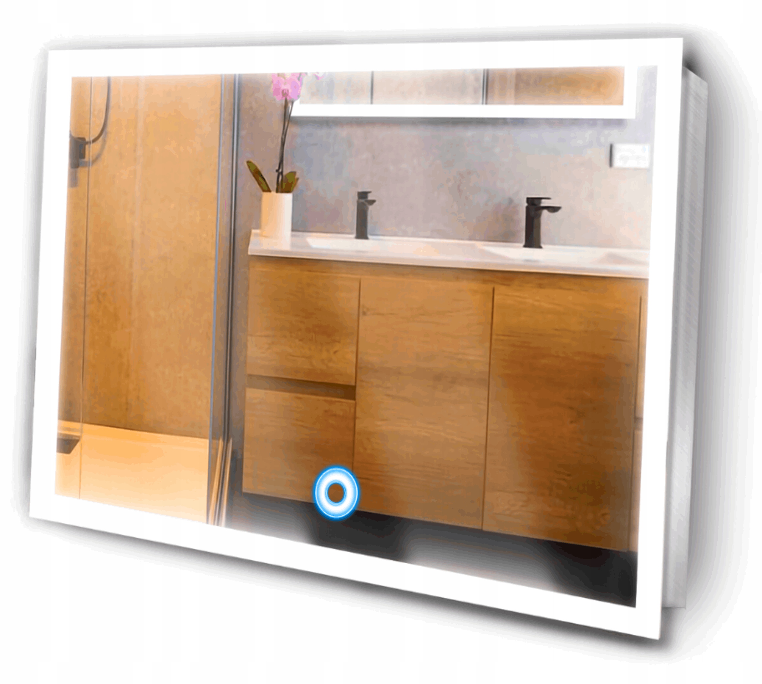 

Lustro Led Premium z włącznikiem Dotykowym 80X50CM