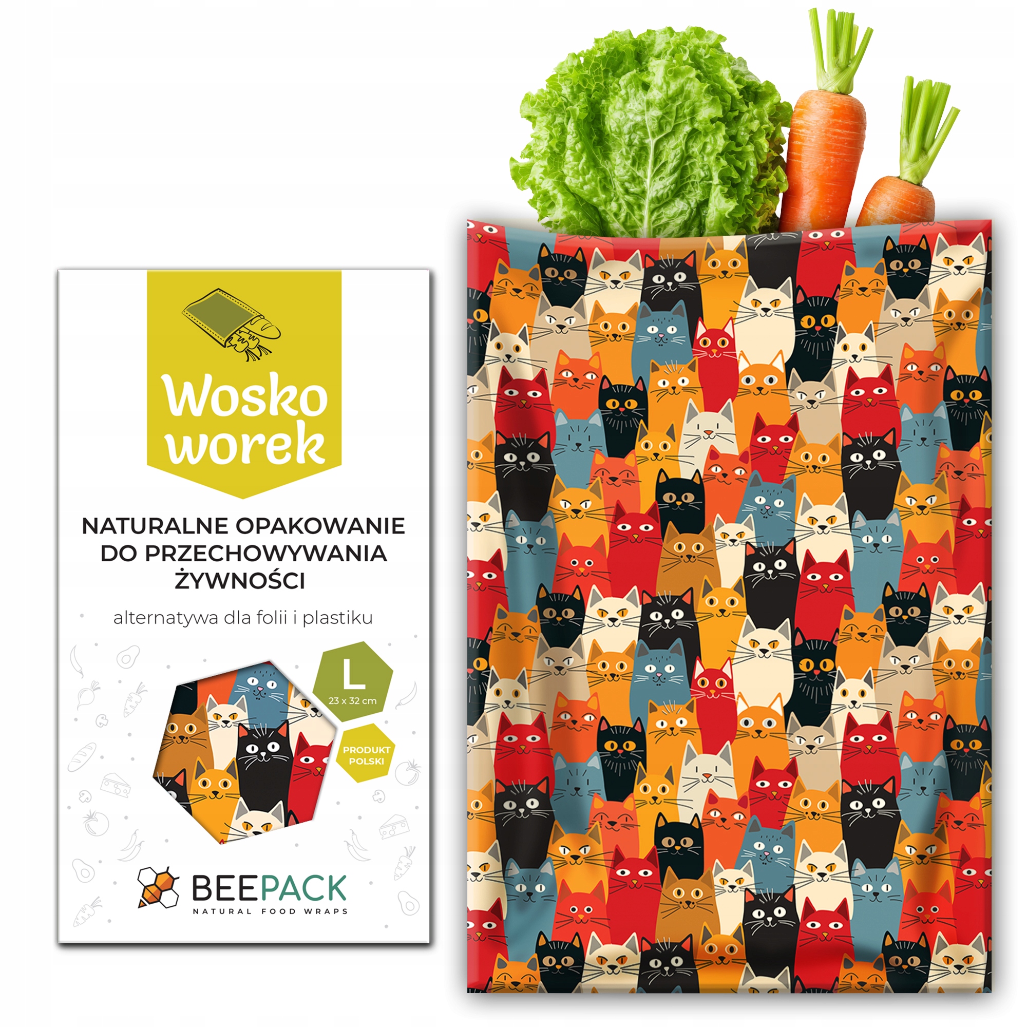 Woskoworek L (23x32cm) Koty