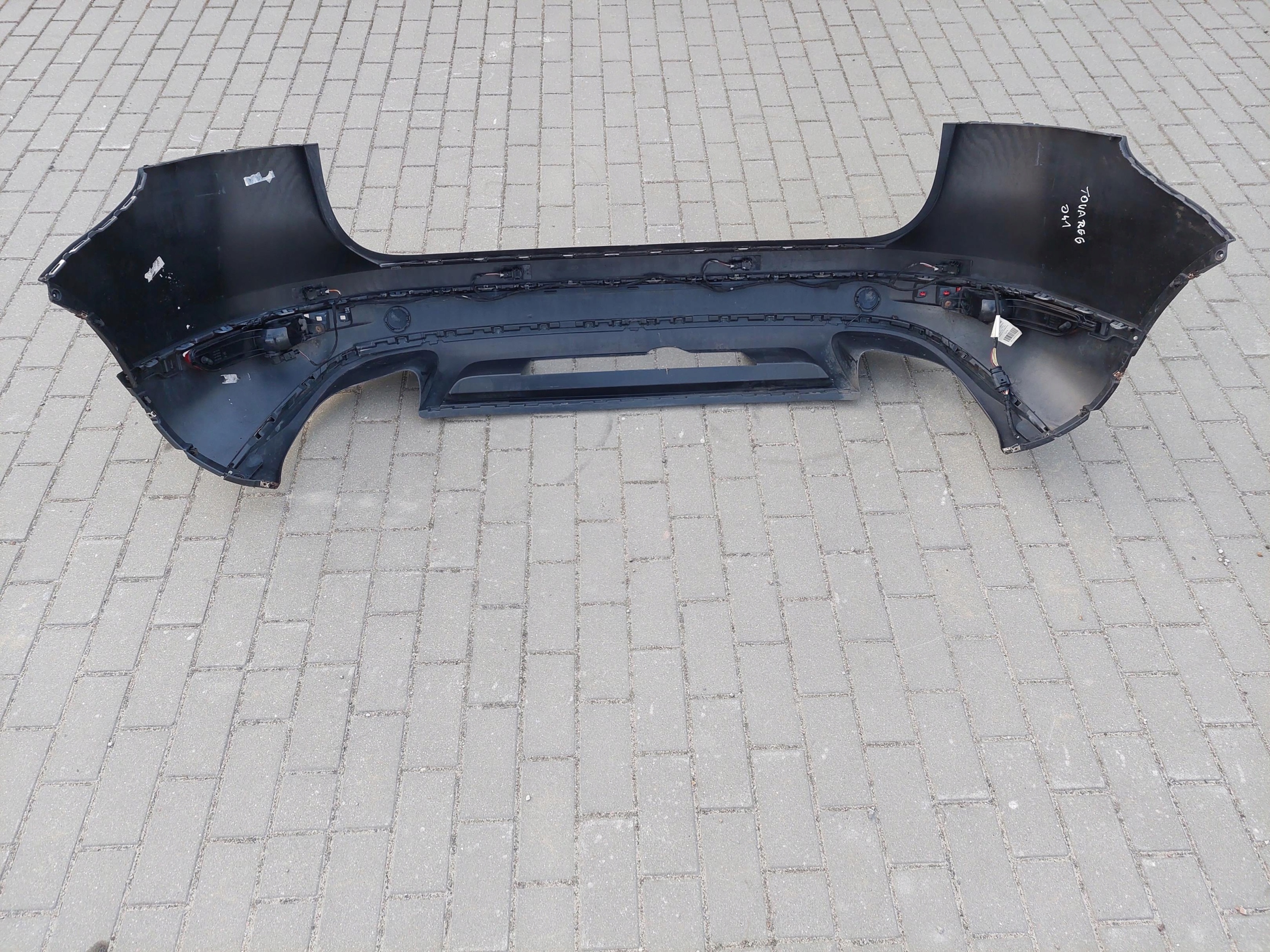 bumper rear part rear complete PDC VW TOUAREG II 2 7P 041