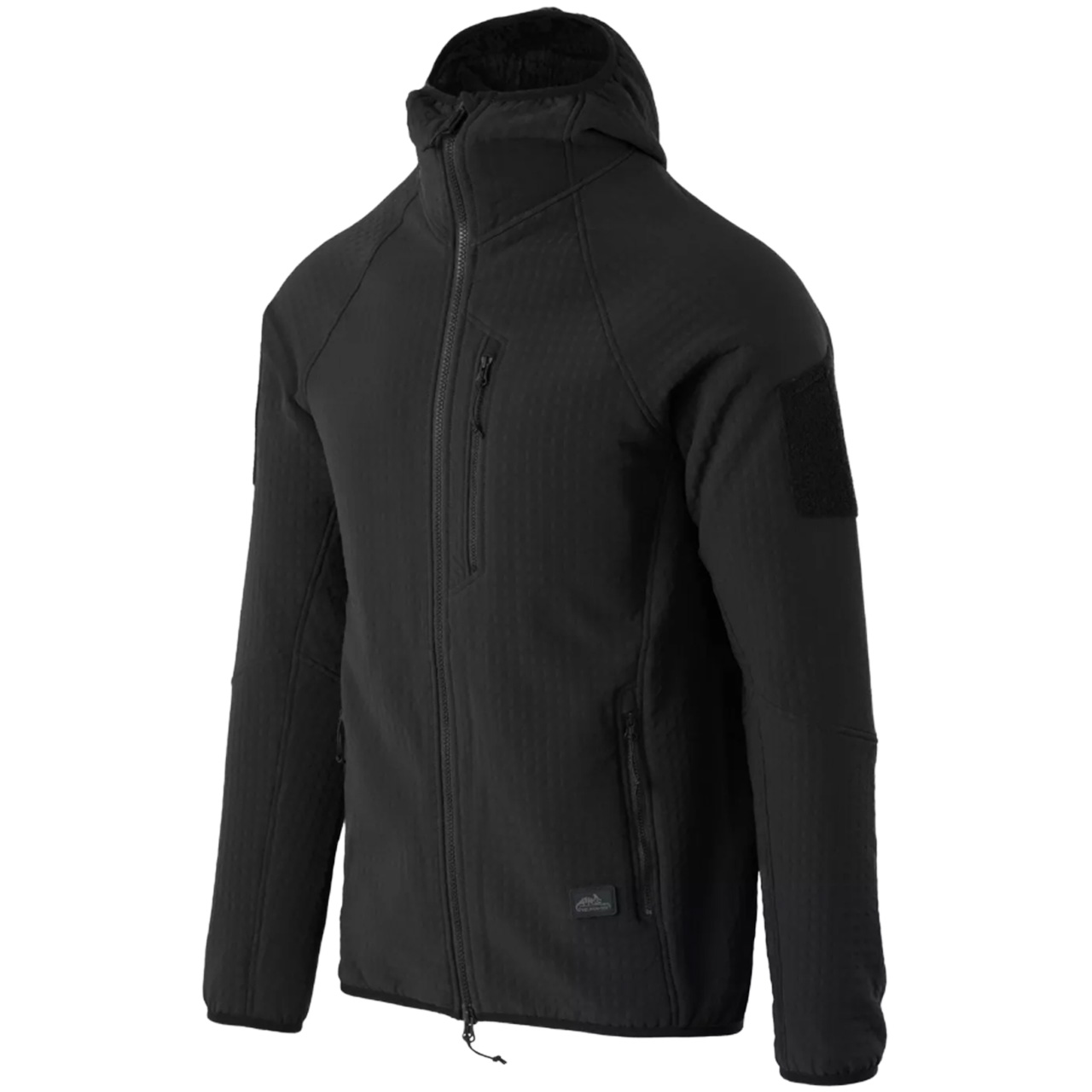 Pánská Mikina Helikon Patriot Pro Polar Bunda s kapucí Černá L