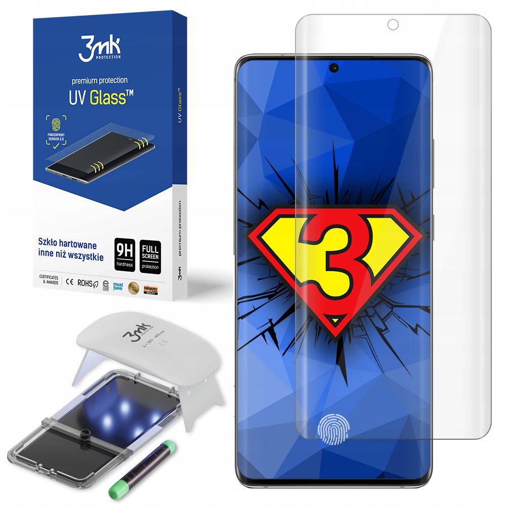 

Szkło Uv z lampą na Galaxy S20 Plus - 3mk - 5D