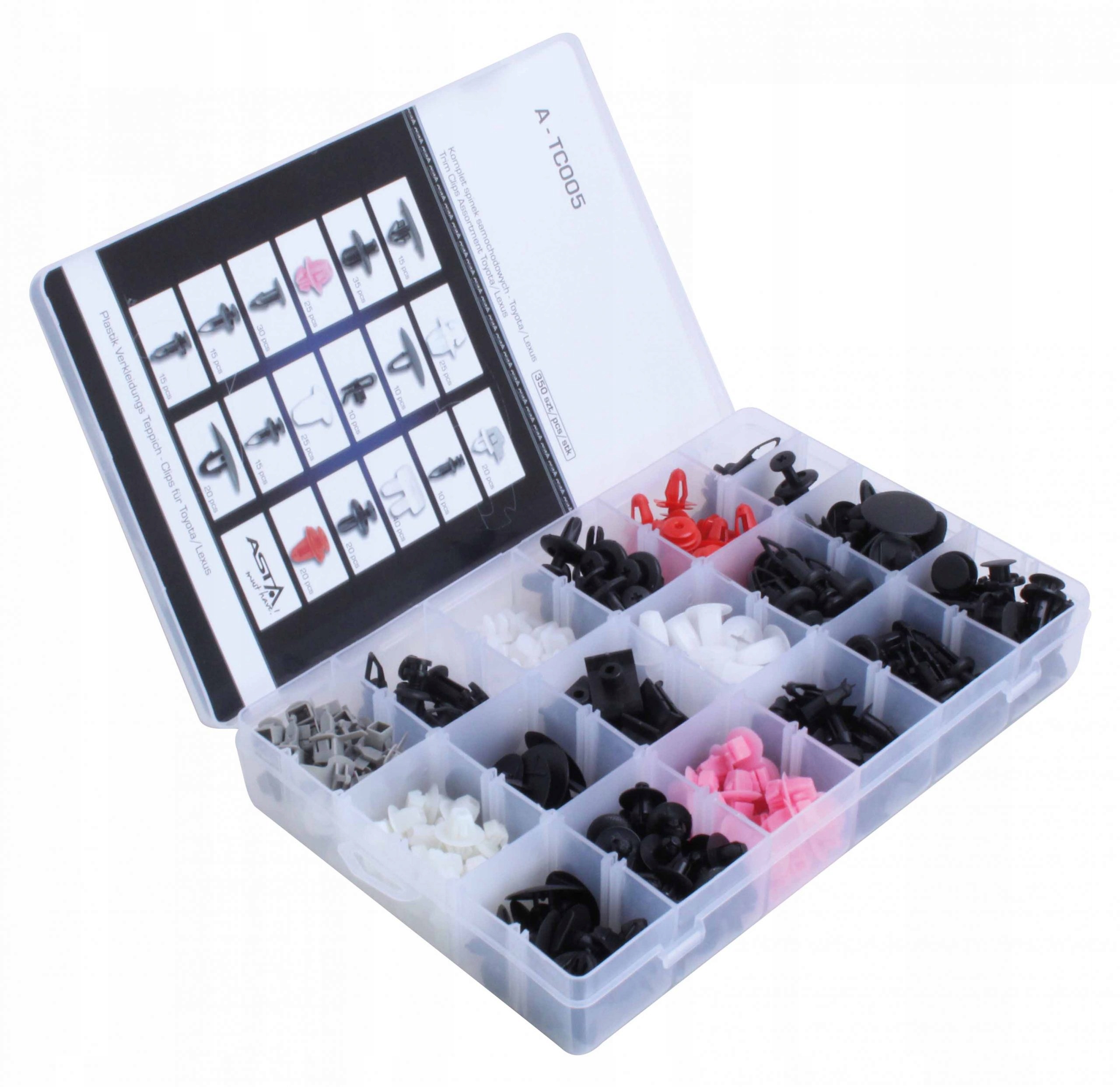 SPINKI KOŁKI KLIPSY SAMOCHODOWE TAPICERKI LEXUS