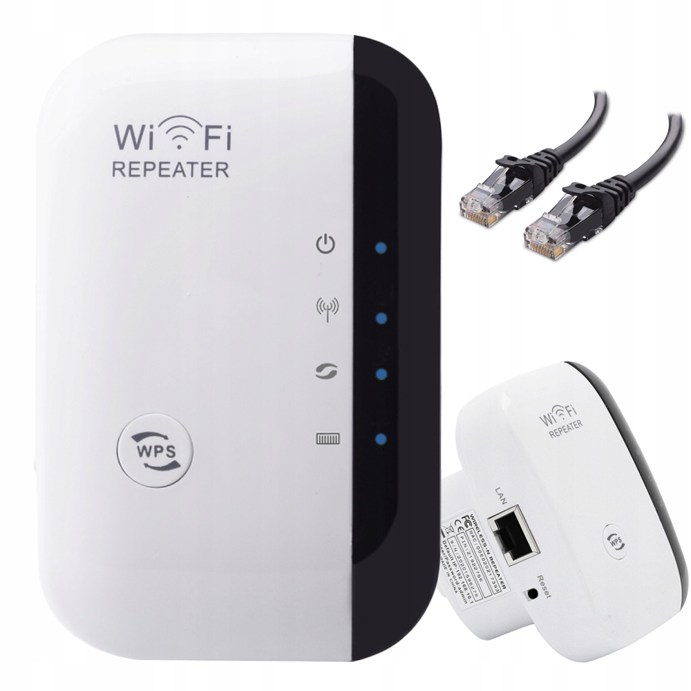 

Wzmacniacz Sygnału Wi-Fi Mocny Repeater 300Mb/s
