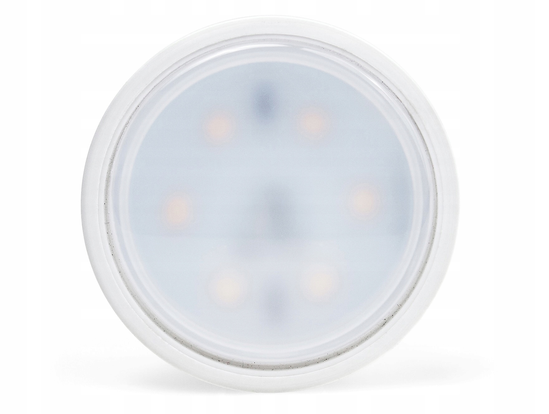 ZESTAW OPRAWA HALOGENOWA BIAŁA + LED 5W + GU10 Wysokość produktu 2.1 cm