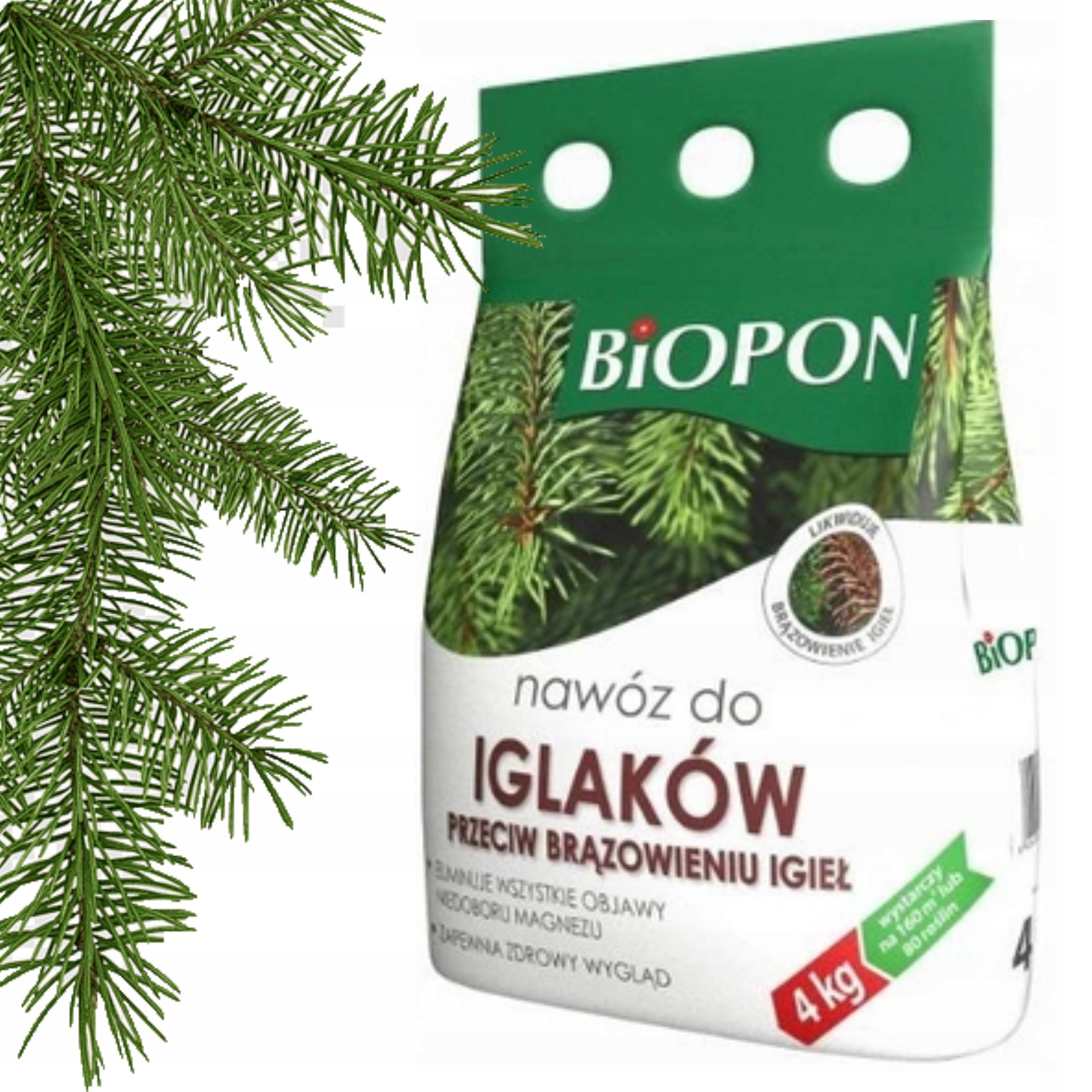 

Nawóz Do Iglaków Przeciw Brązowieniu Igieł 4KG