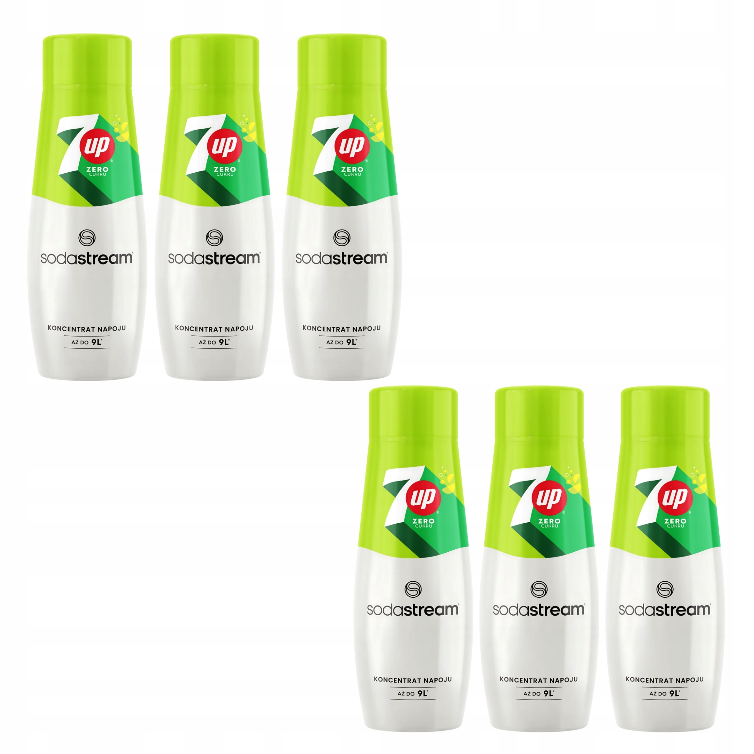 Koncentrát Sodastream pro perlivou vodu 7Up Free Diet Bez cukru 0kcal sirup