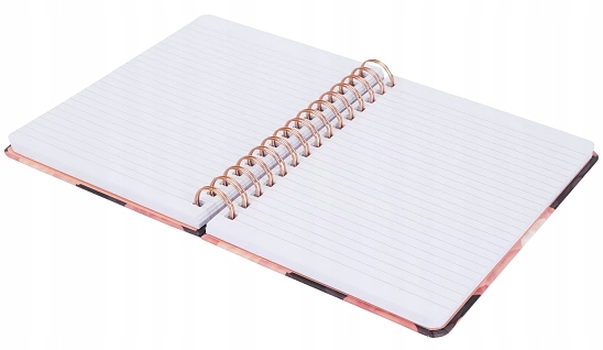 NOTES NOTATNIK A5 na Spirali 90 KARTEK Linie KWIATY EAN (GTIN) 6933173732987