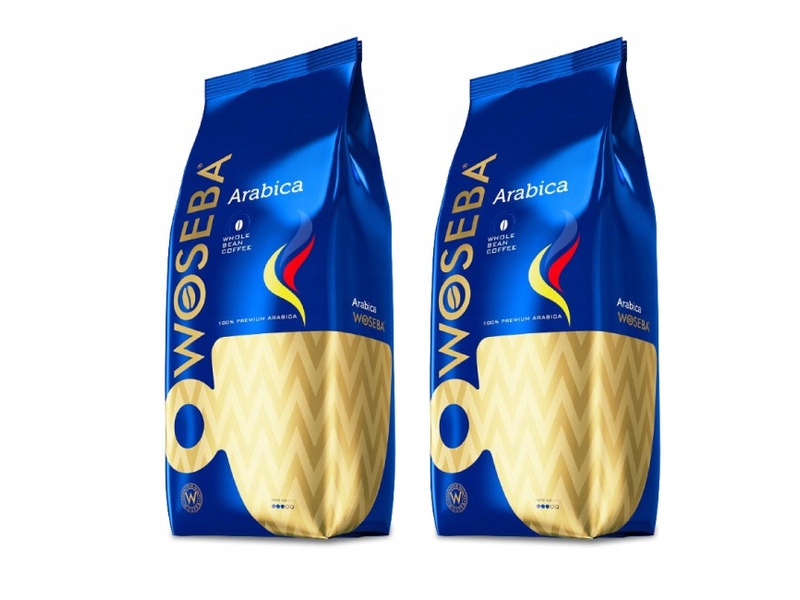 Kawa ziarnista Woseba Arabica 2 x 1 kg
