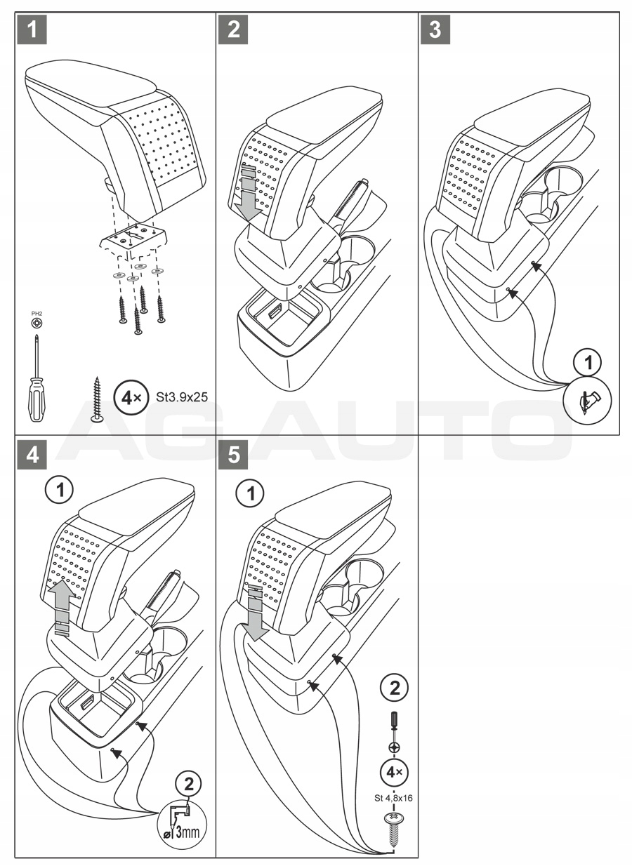 PODLOKIETNIK STANDARD Mazda CX 3 2015 EAN 5998167708486