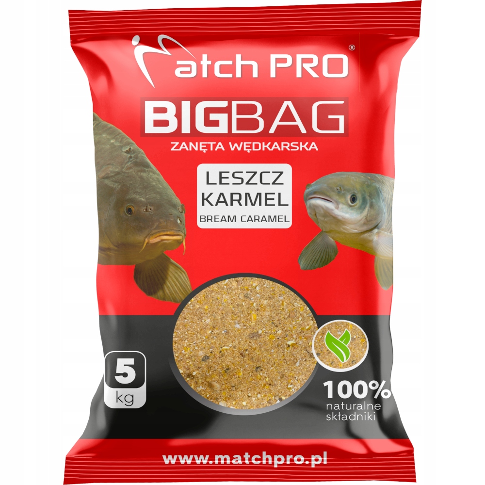 Zanęta Big Bag Leszcz Karmel 5kg Matchpro