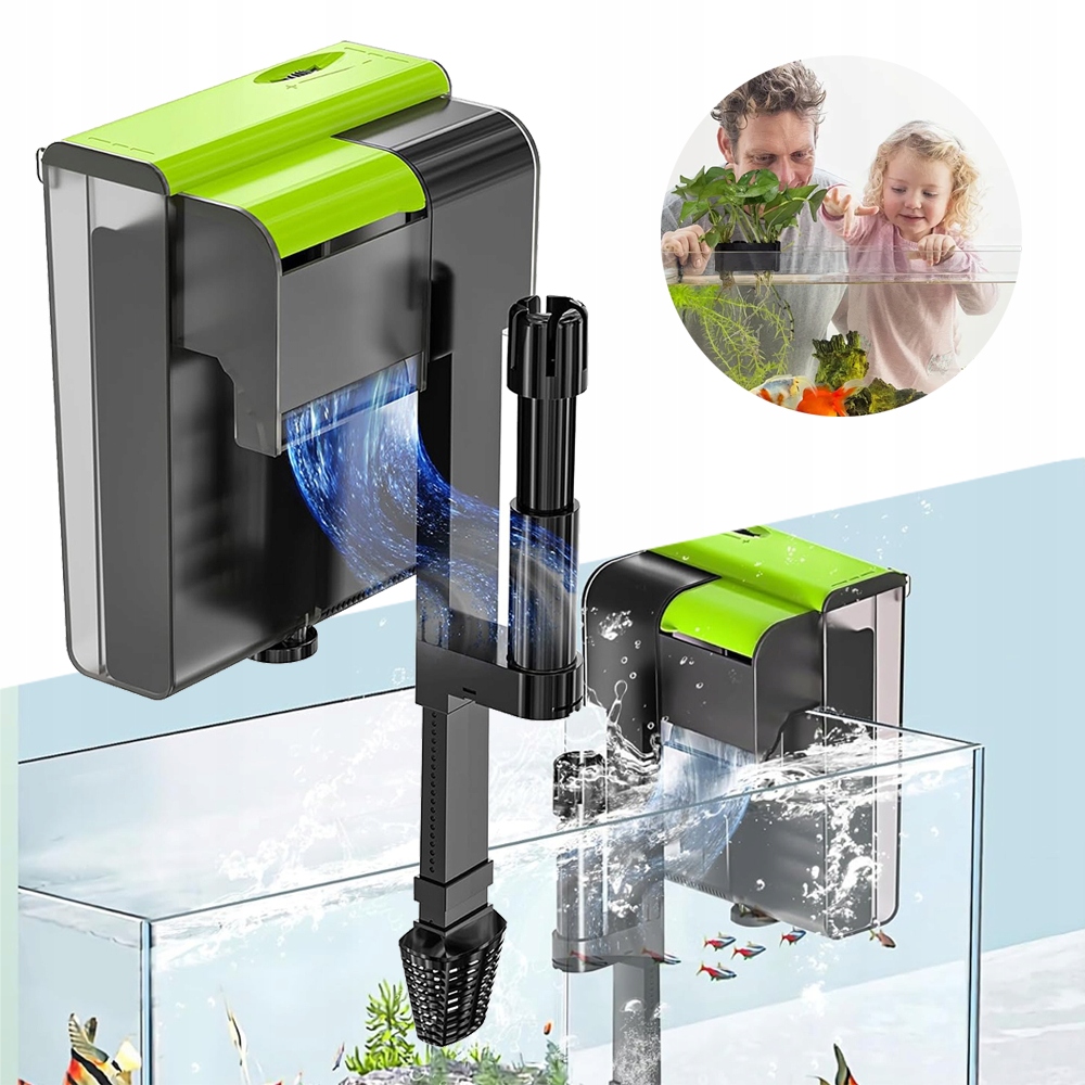 Mini Akvárium Filtr Pro Malá Akvária Regulovatelný Vnější Filtr Akvária