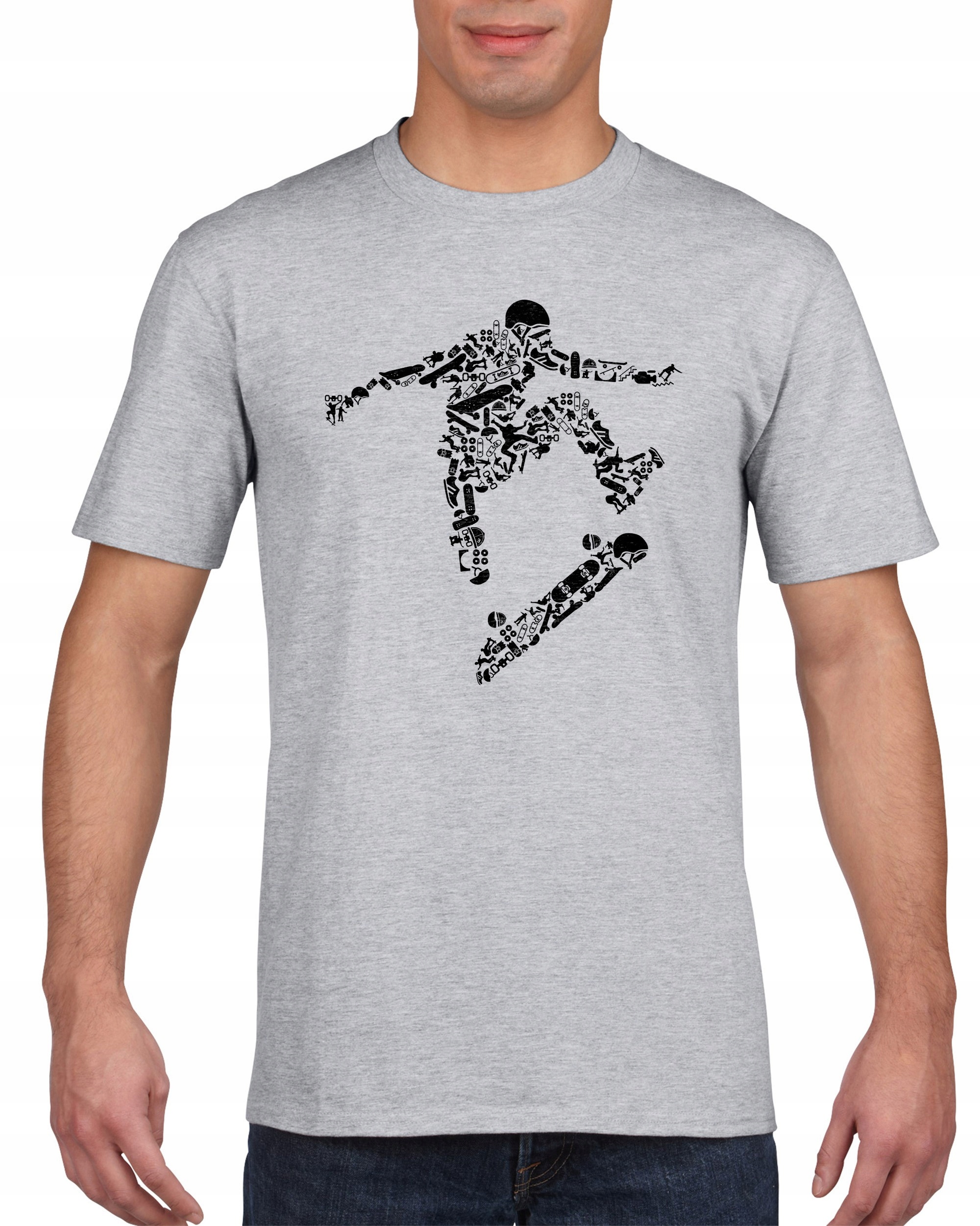 

Koszulka męska Skateboard Deskorolka S