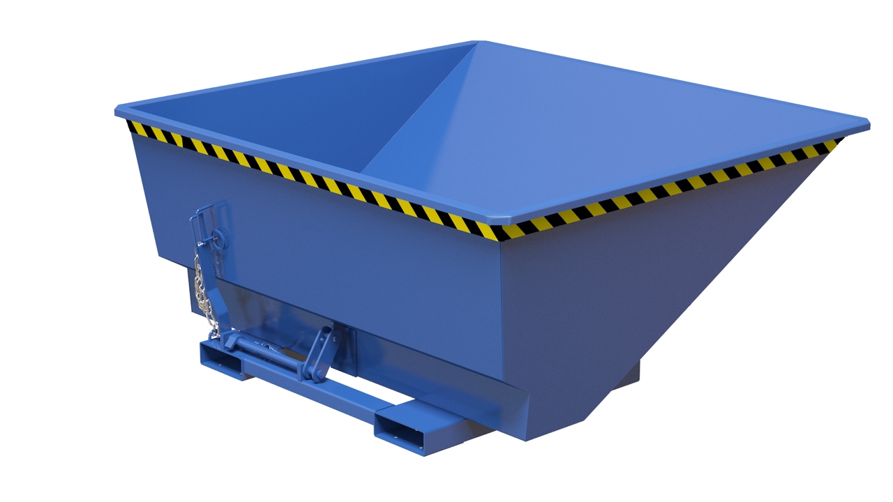 PMSC 1000 L szeroki pojemnik do wózka widłowego