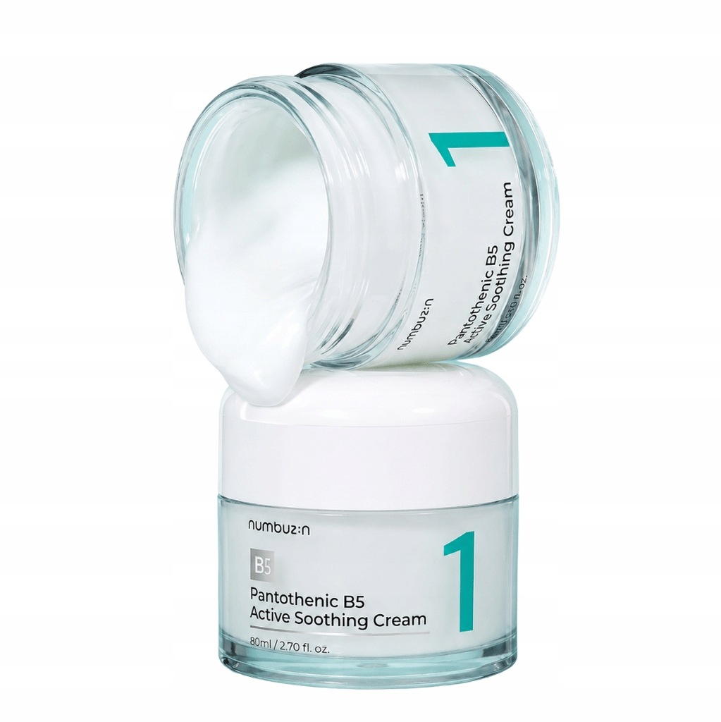 Numbuzin No.1 Pantothenic B5 Active Soothing Cream 80 ml krém na obličej