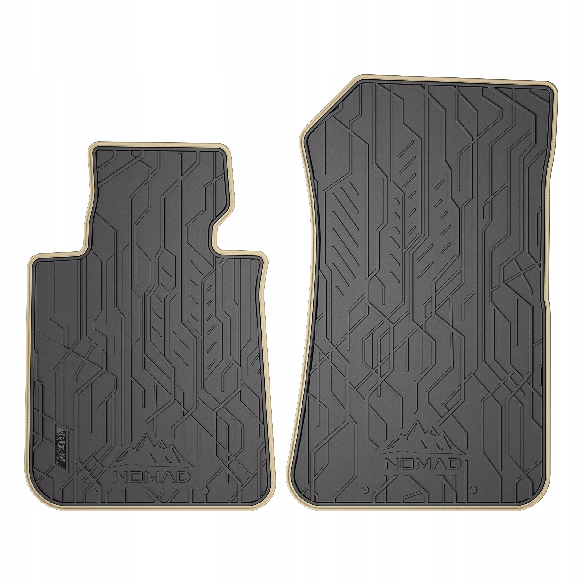 Gumové koberce Nomad Bmw řady 1 E81 2004-2011 béžové