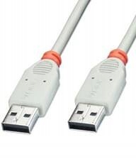 

Kabel USB2.0 typ A/a Lindy 31641, 3m biały