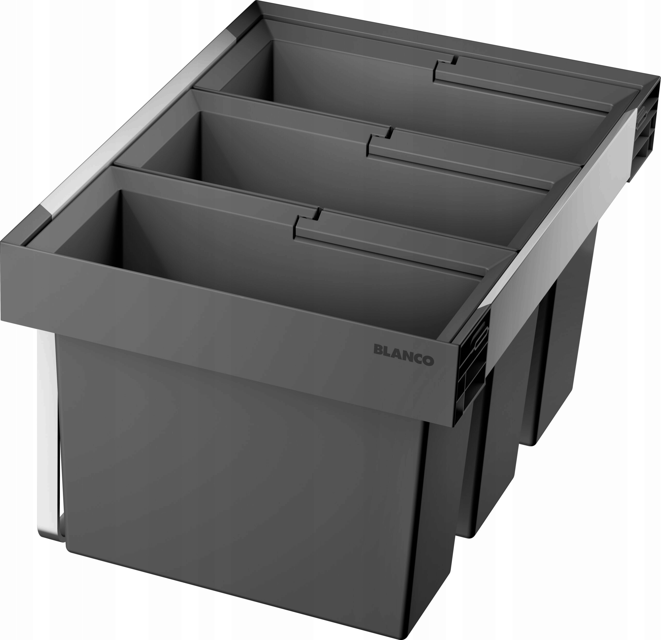 Kosz segregacja system na śmieci Blanco Flexon II low 60/3 3x15 litrów