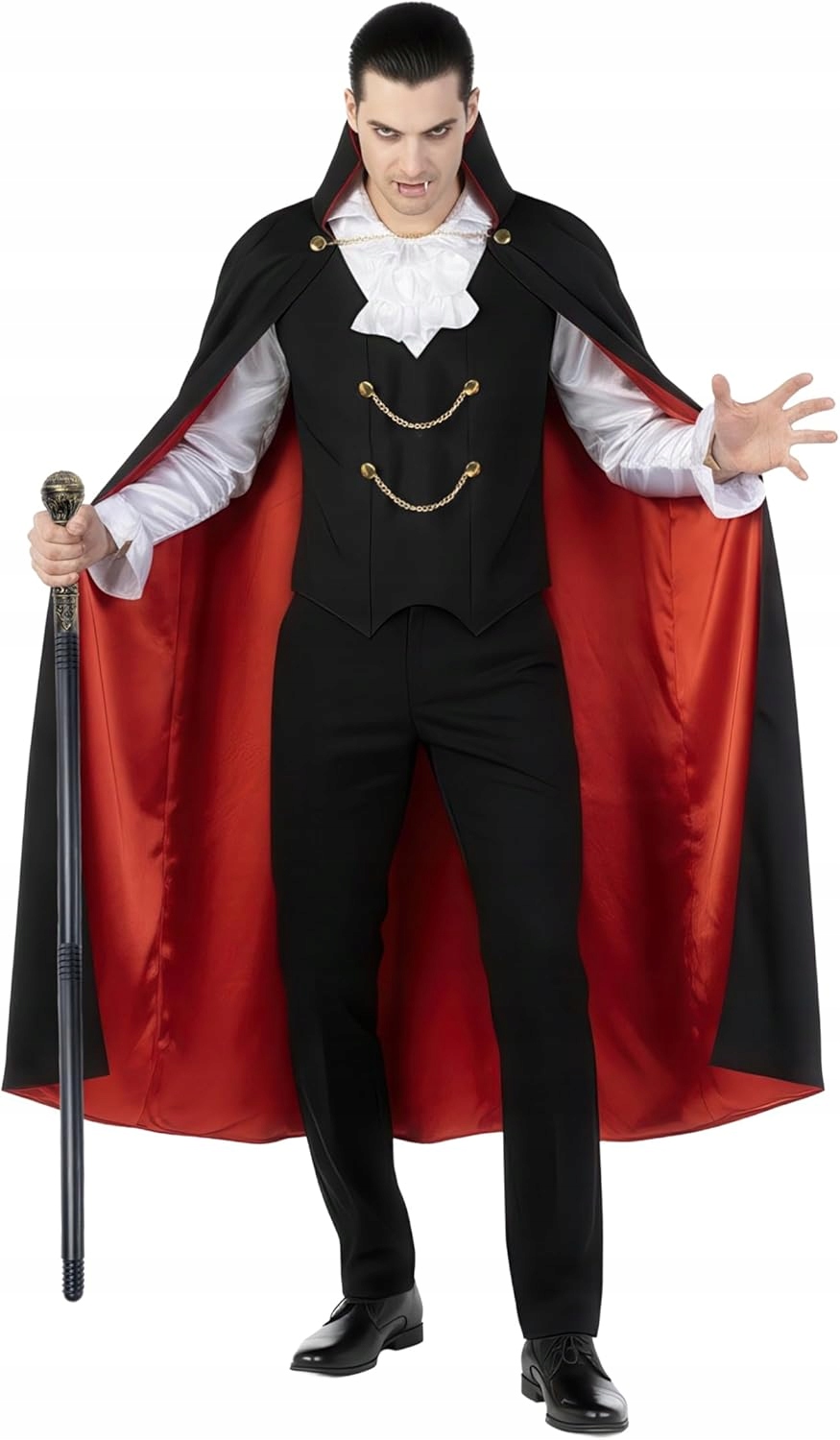 Kostým Temný upír Muž Halloween Velikost L