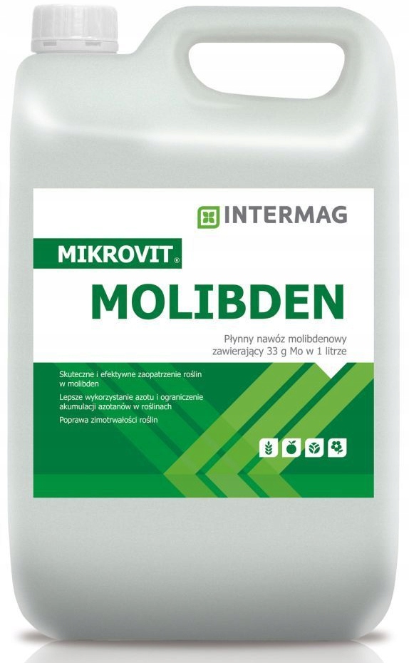 

Mikrovit Molibden 5L Nawóz Zbóż Kapustnych Warzyw