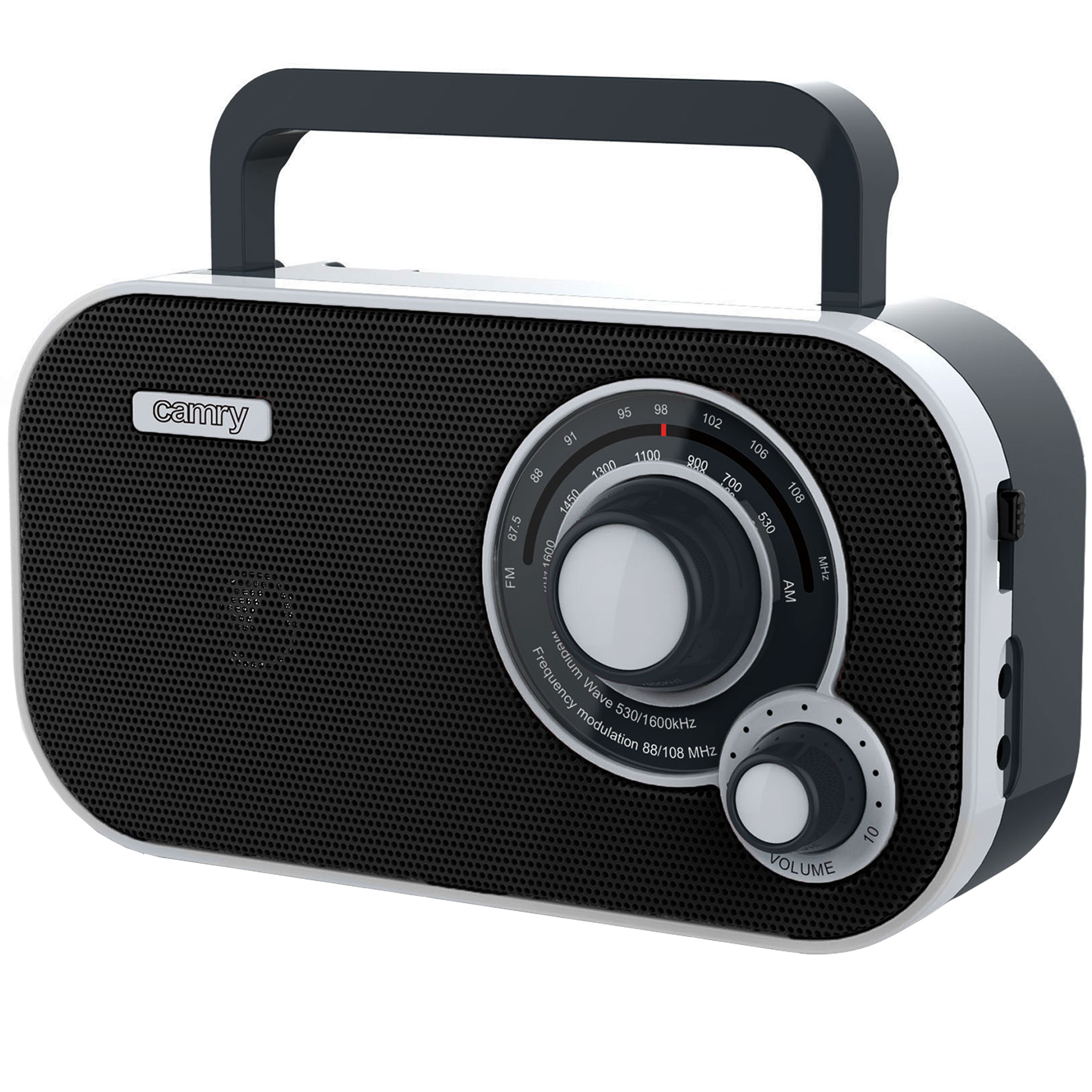 Stylowe KUCHENNE RADIO RETRO AM FM AUX Głośnik Kolor czarny