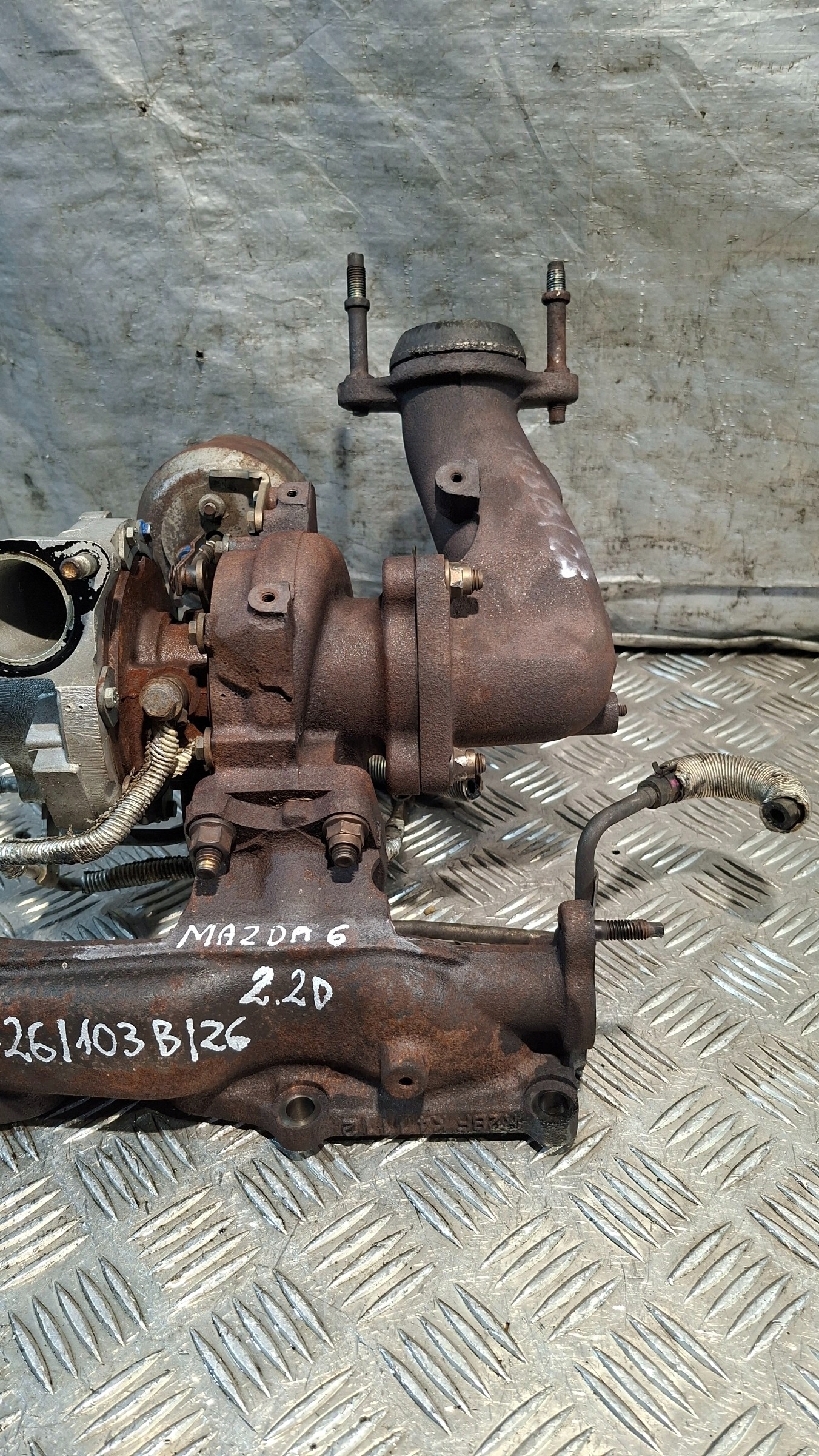 turbo MAZDA 6 GH 2.2D