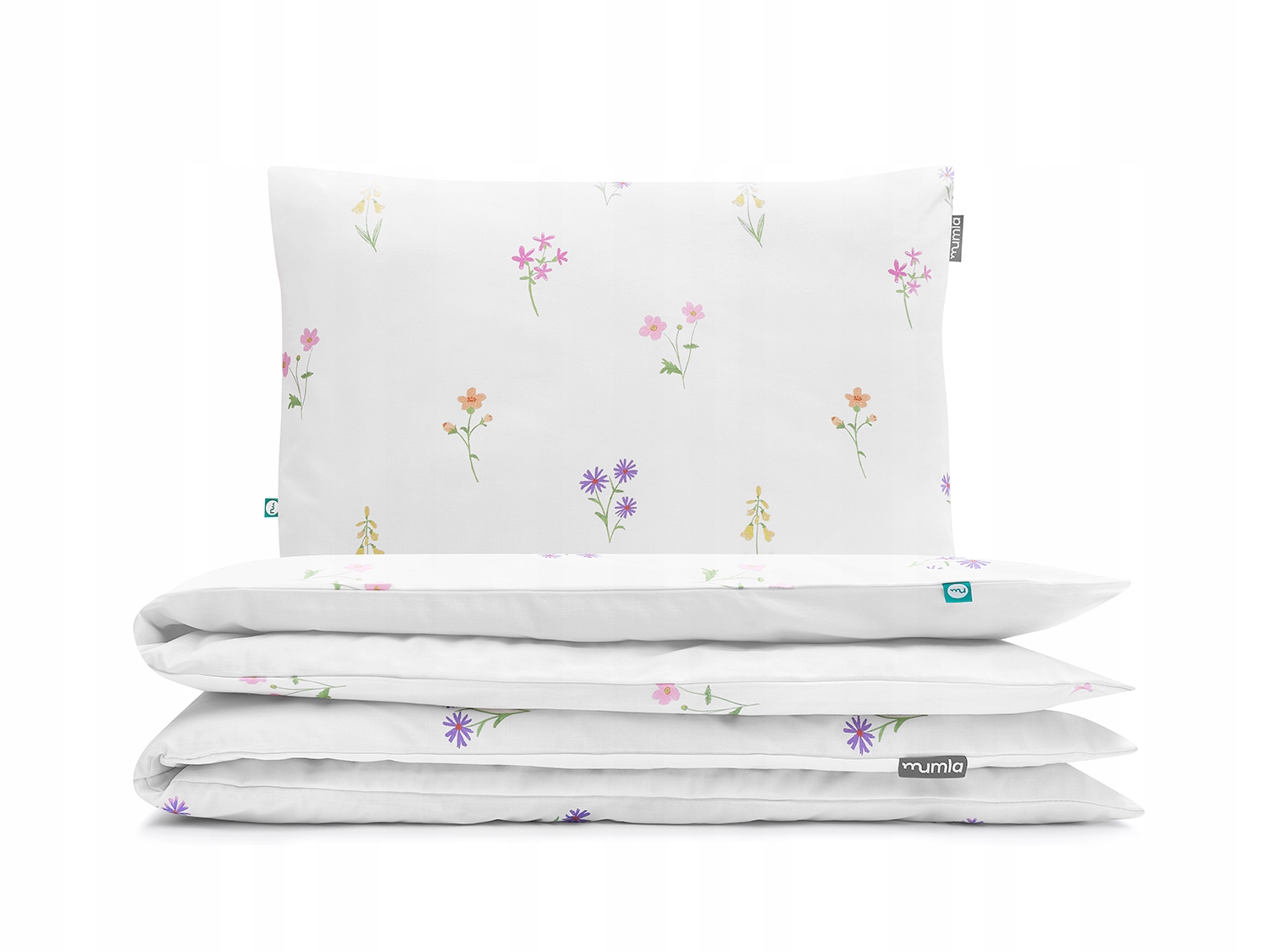 Posteľná Bielizeň Simple Kvetinová lúka 220x200 cm 2x 60x50 cm Mumla
