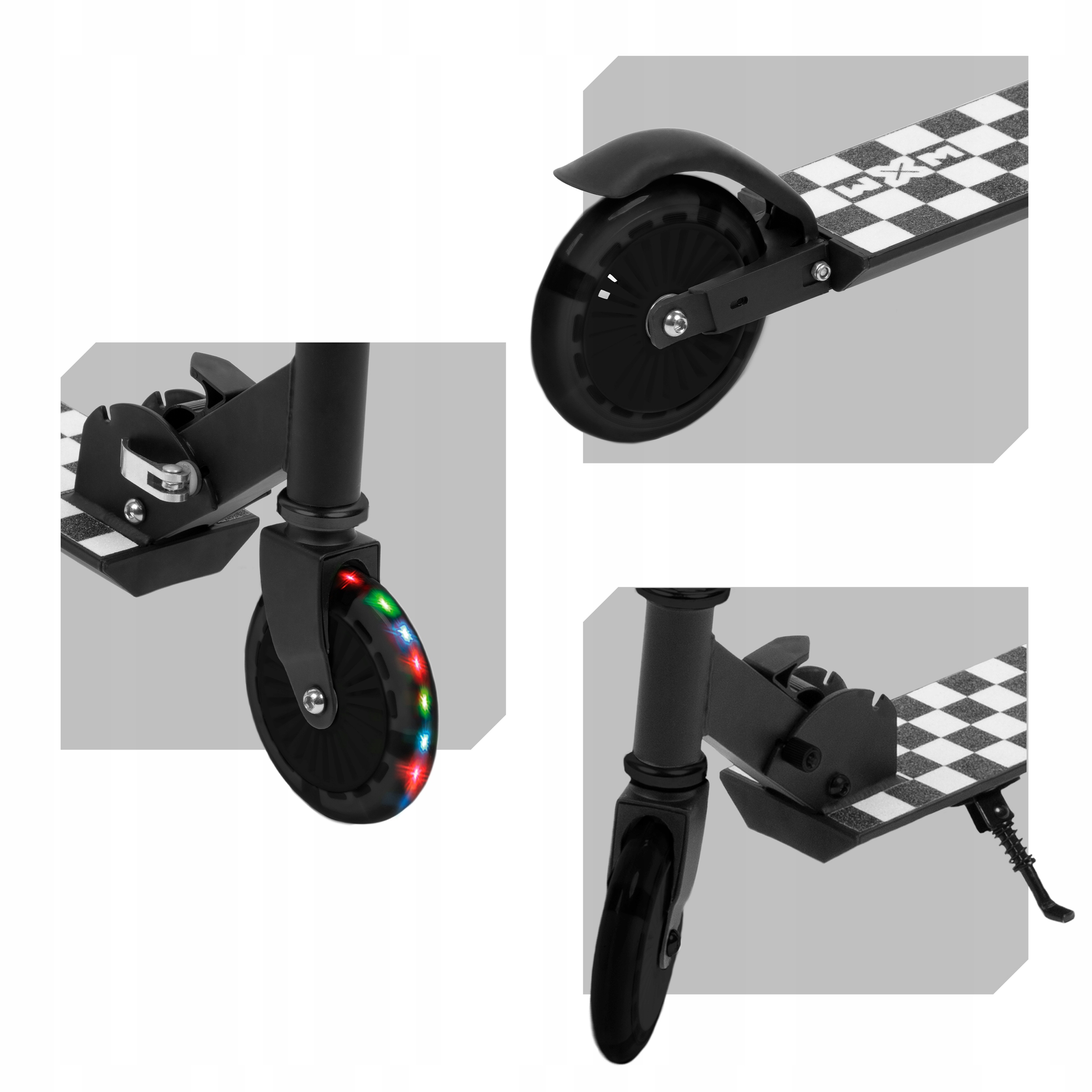 HULAJNOGA SKŁADANA DLA DZIECI DZIECIĘCA CHŁOPCA Kidwell KOŁA LED Hamulec tak