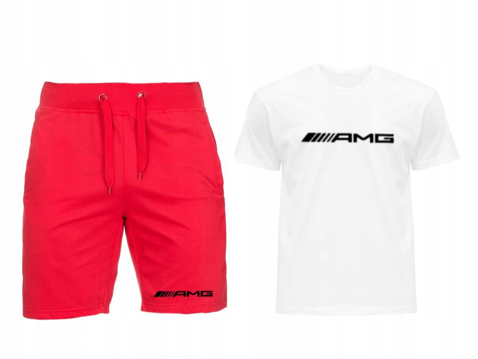 Komplet Trička Kraťasy Amg Pánské XL