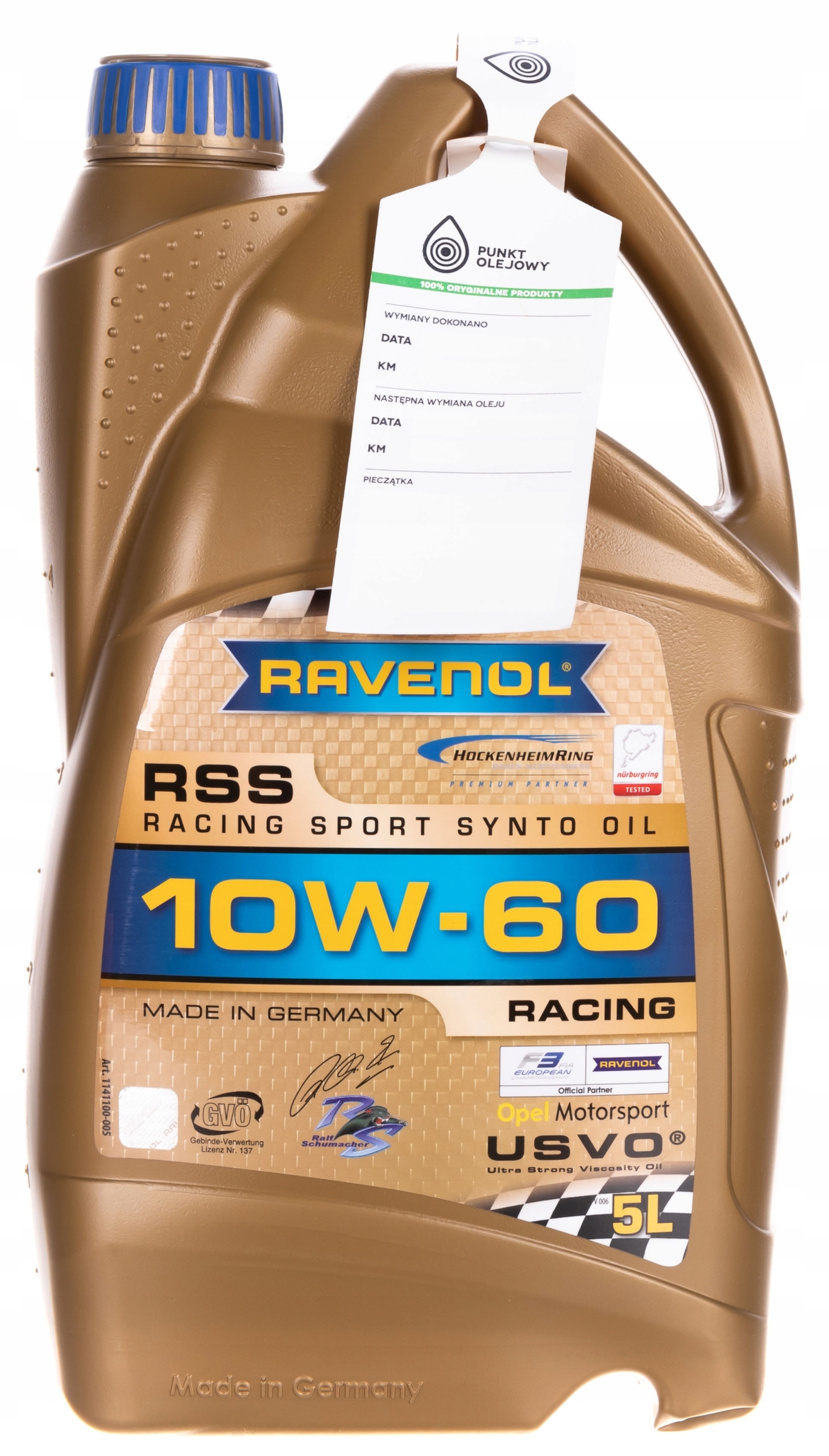 Motorový olej Rav Rss 10W60 5L Ravenol