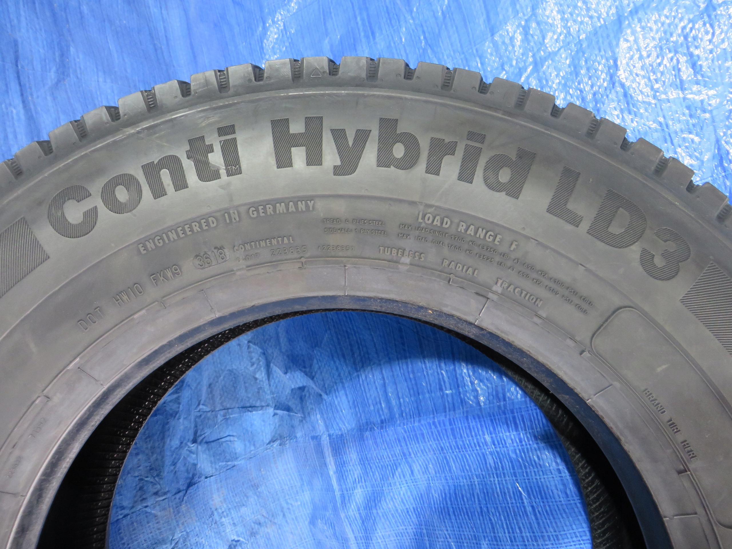 CONTINENTAL CONTI HYBRID LD3 OPONA TIR 215/75/17,5 NOWA Model Conti Hybrid LD3