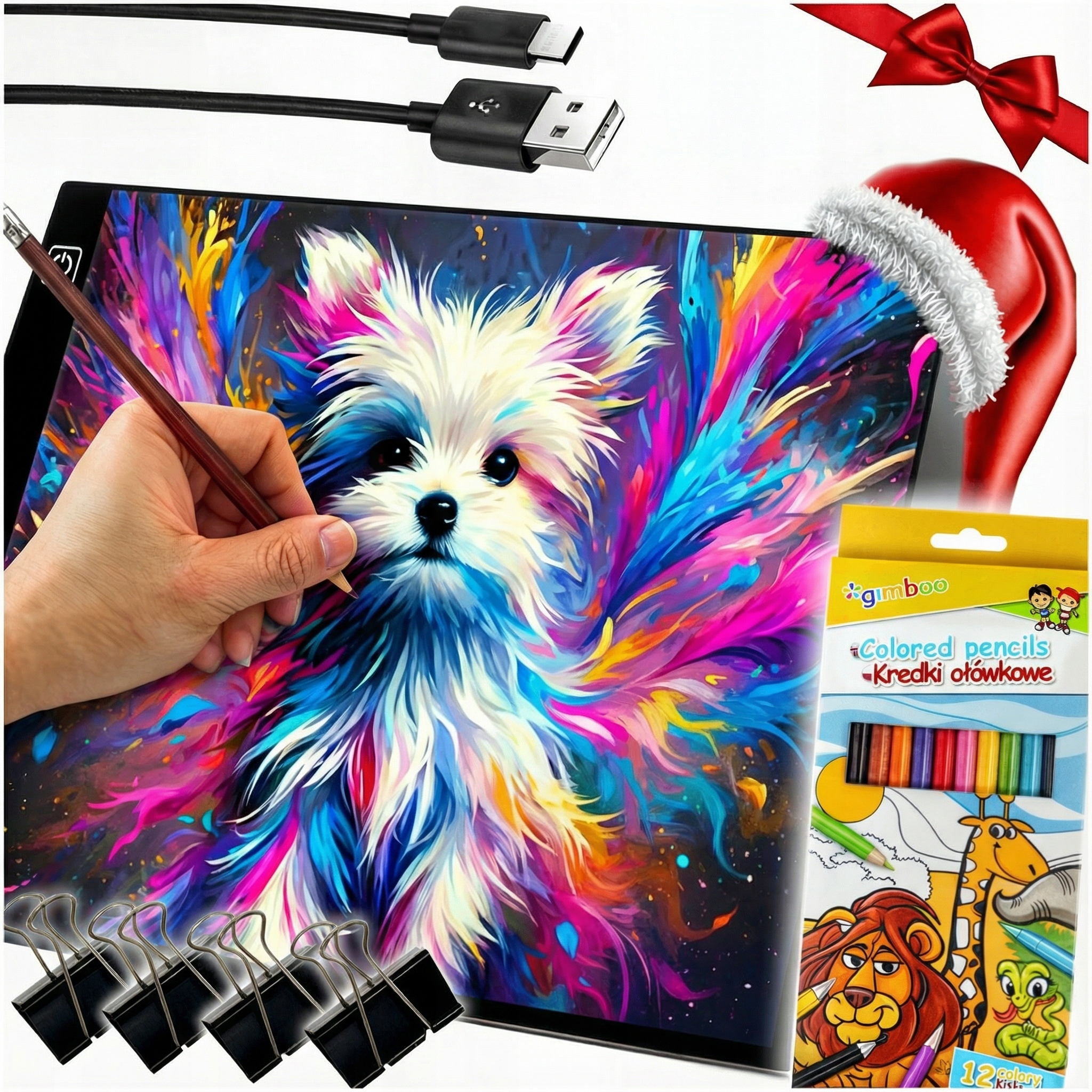 Tablet Sada 19V1 Led Tabule Dárek Pro Mikuláše Bonus