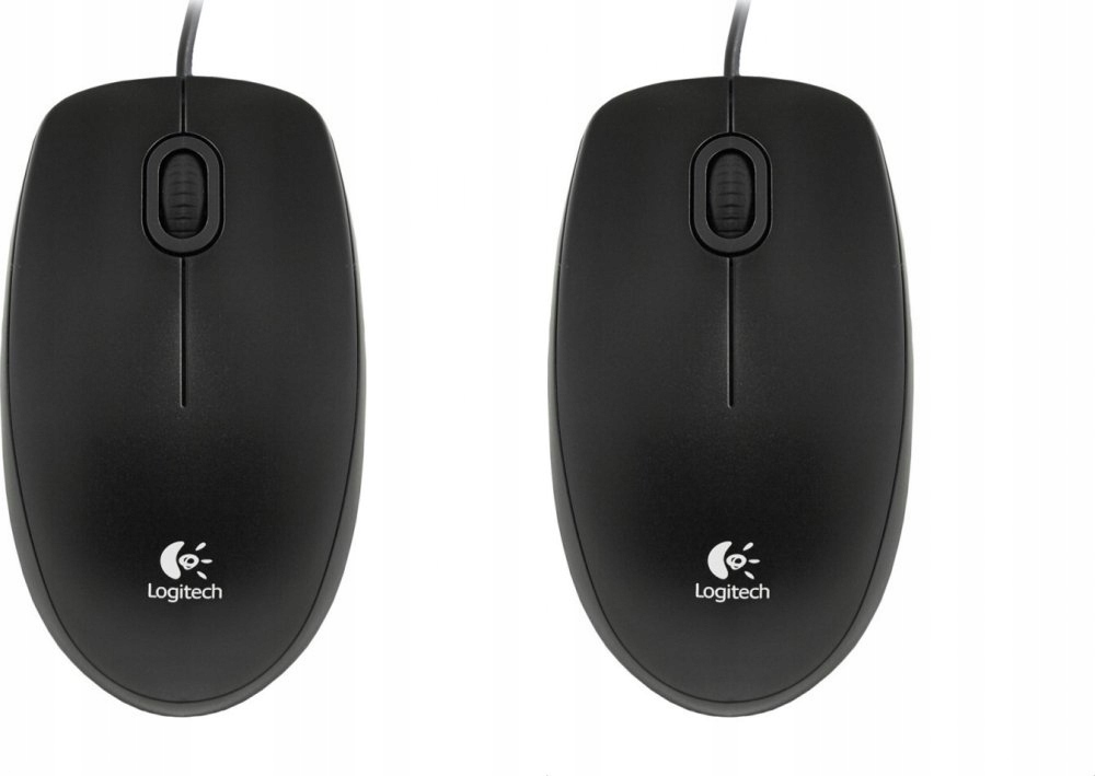

Myszka przewodowa Logitech B100 sensor optyczny x2