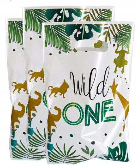 Torebki na słodycze cukierki safari zoo jungle