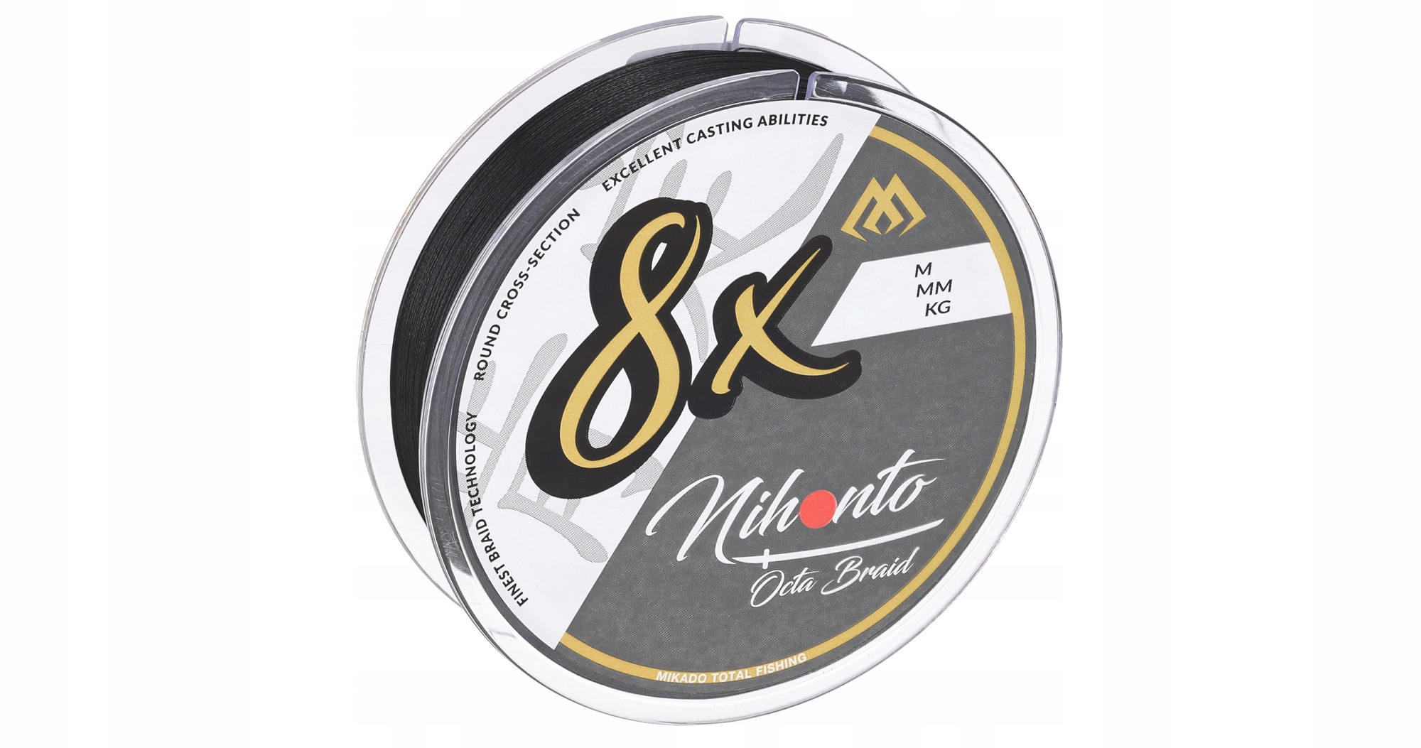 Mikado Nihonto Octa Braid 0.16mm 10m Black Plecion